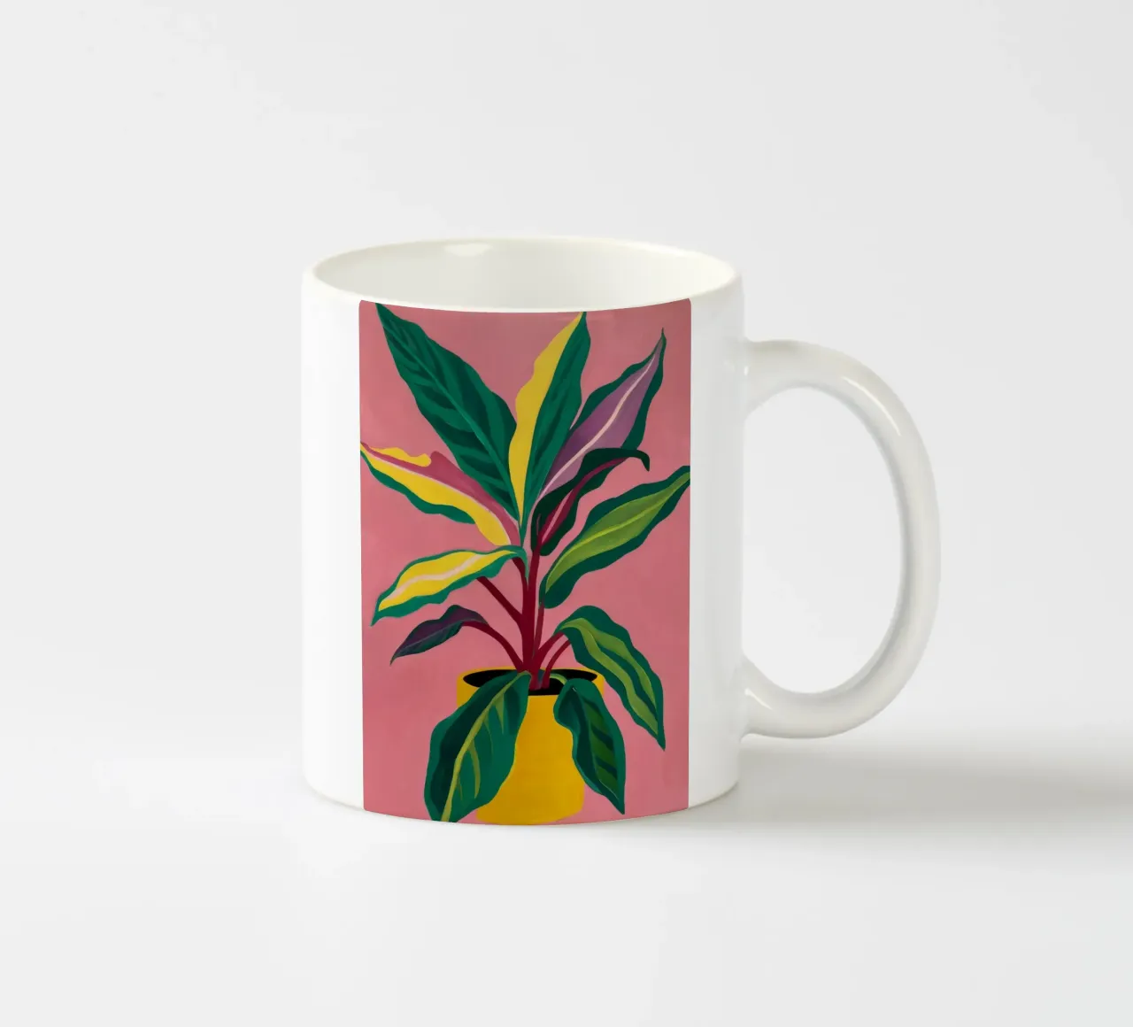 Pianta da parete rosa Pop tazza in ceramica da Pan Denim