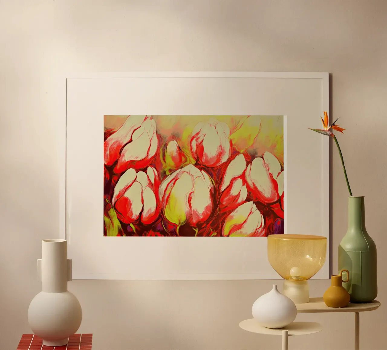 Wandkunst von Imagine Poster mit Kunststoffrahmen von Imagine