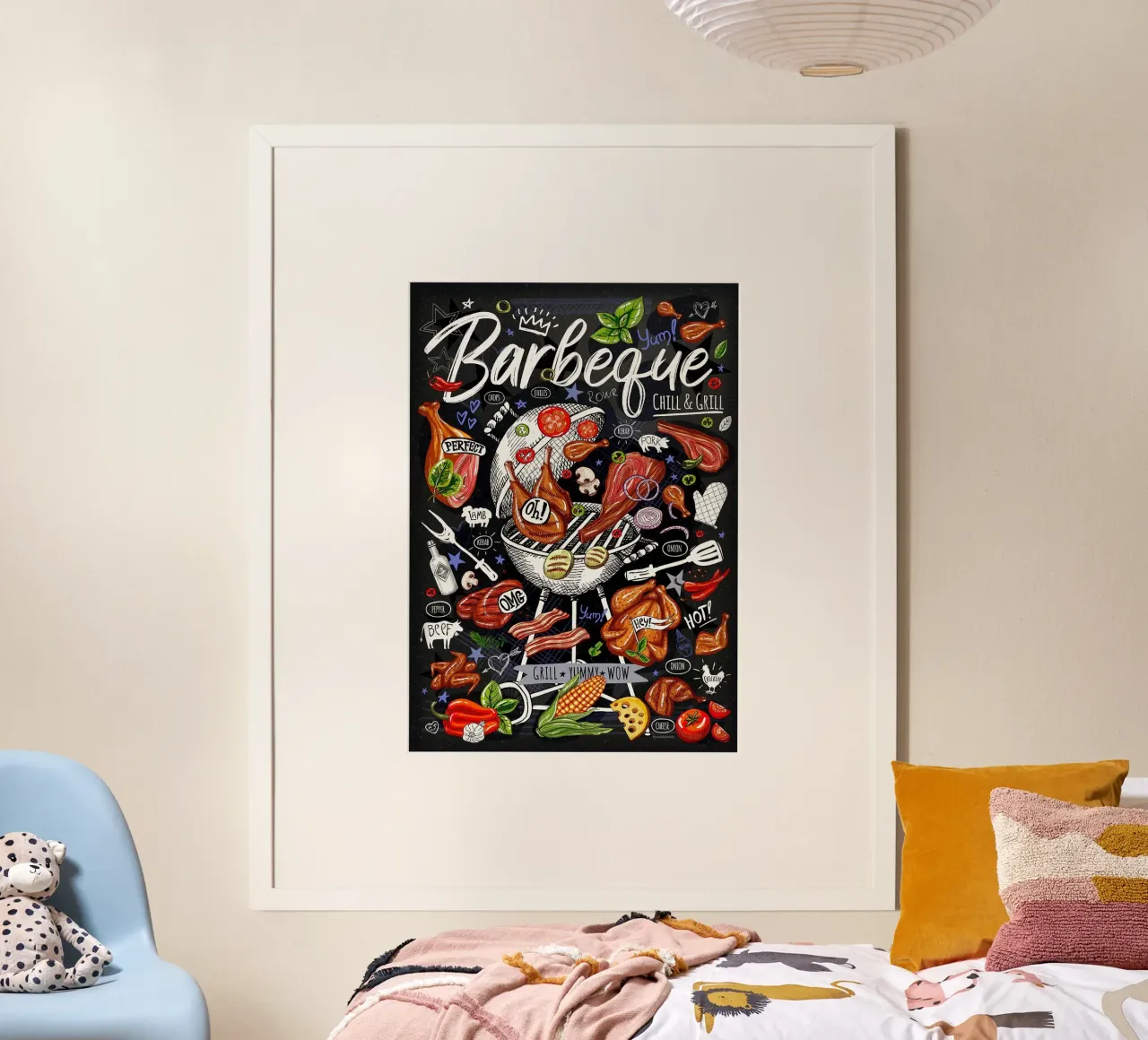 Cucina ristorante poster da Patrick J Curtis