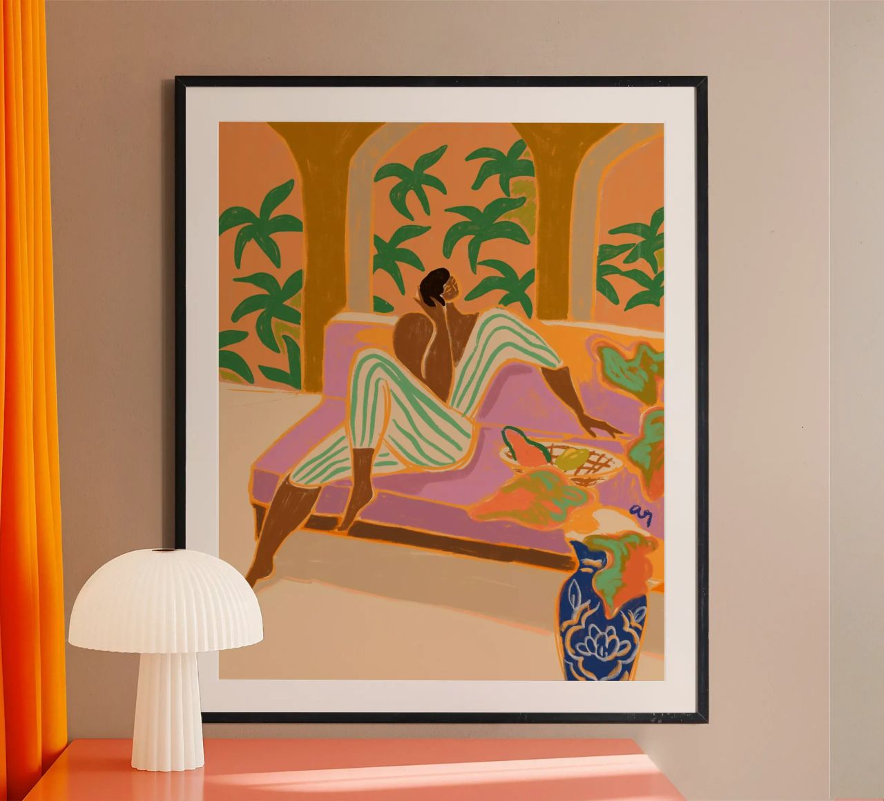 Twillight Lounge Poster von Arty Guava