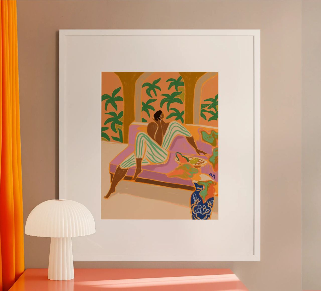 Twillight Lounge Poster von Arty Guava