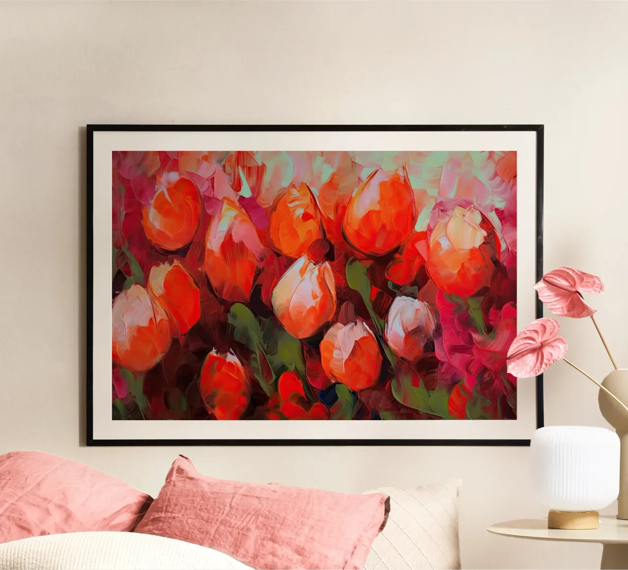 Arte da parete di Imagine poster con telaio in legno da Imagine