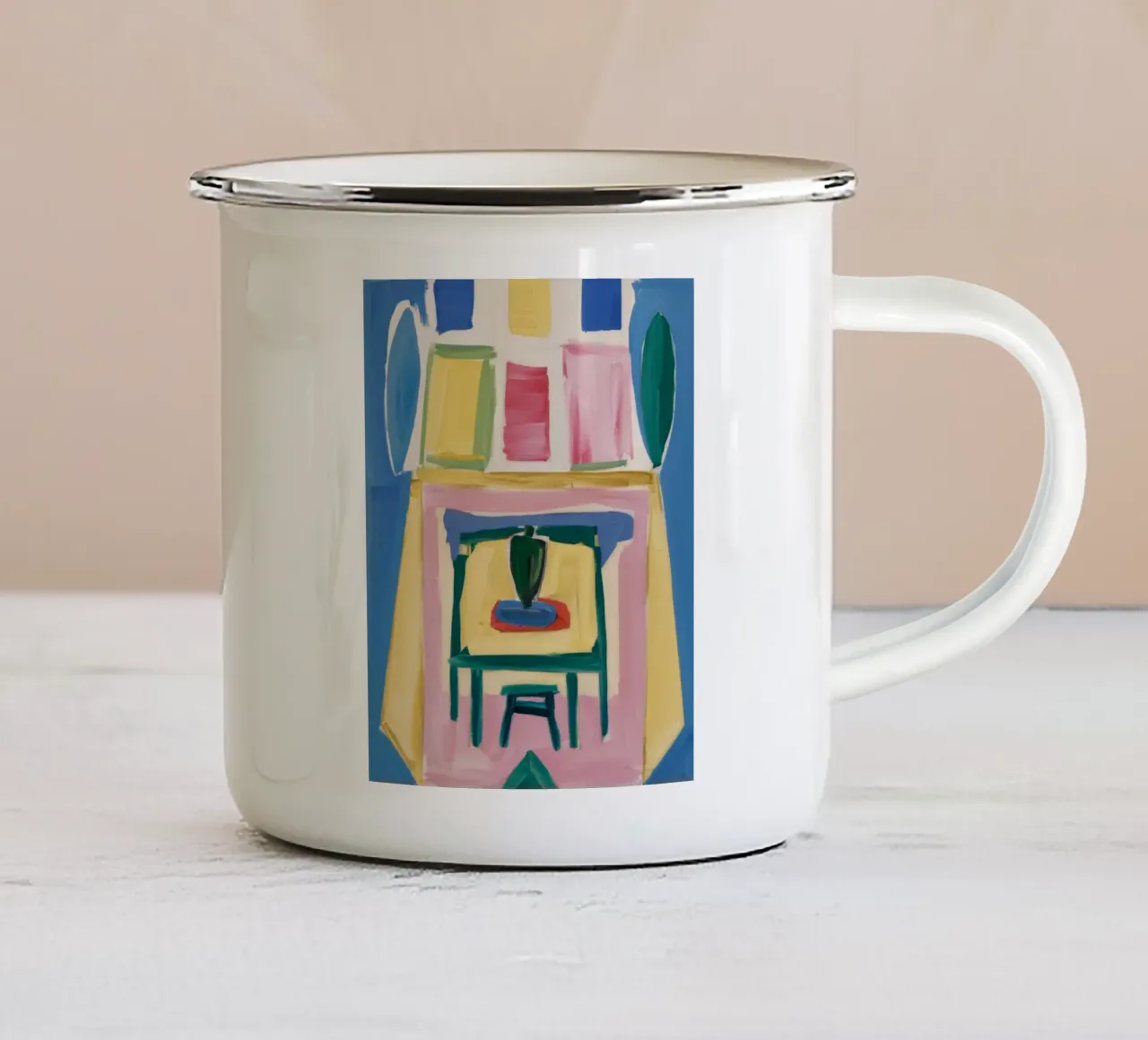Sala da pranzo Dreamscape tazza in smalto da Dawn Light