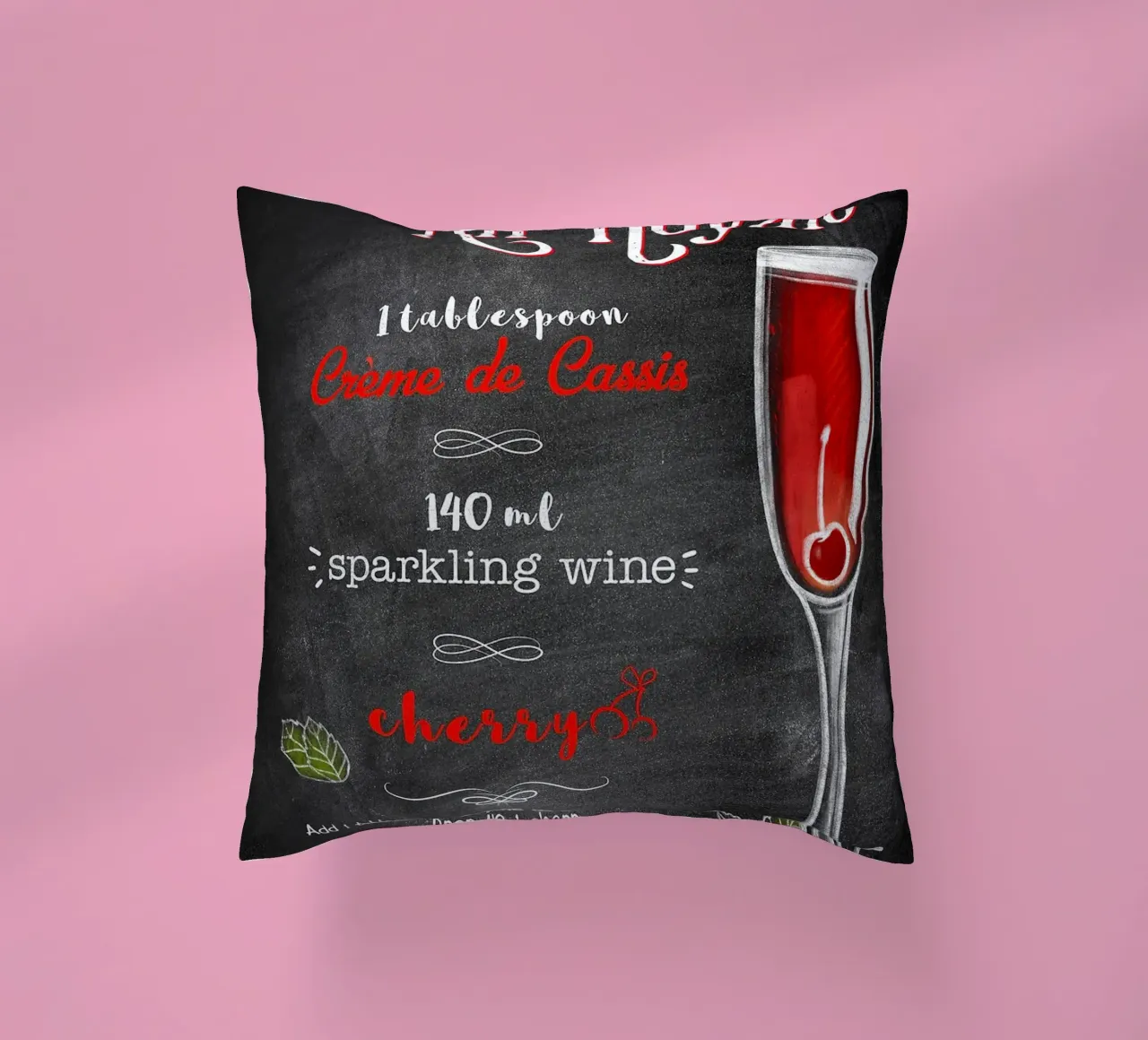 Kir Royale cuscino da Patrick J Curtis