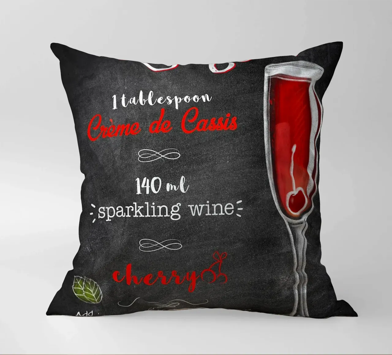 Kir Royale cuscino da Patrick J Curtis