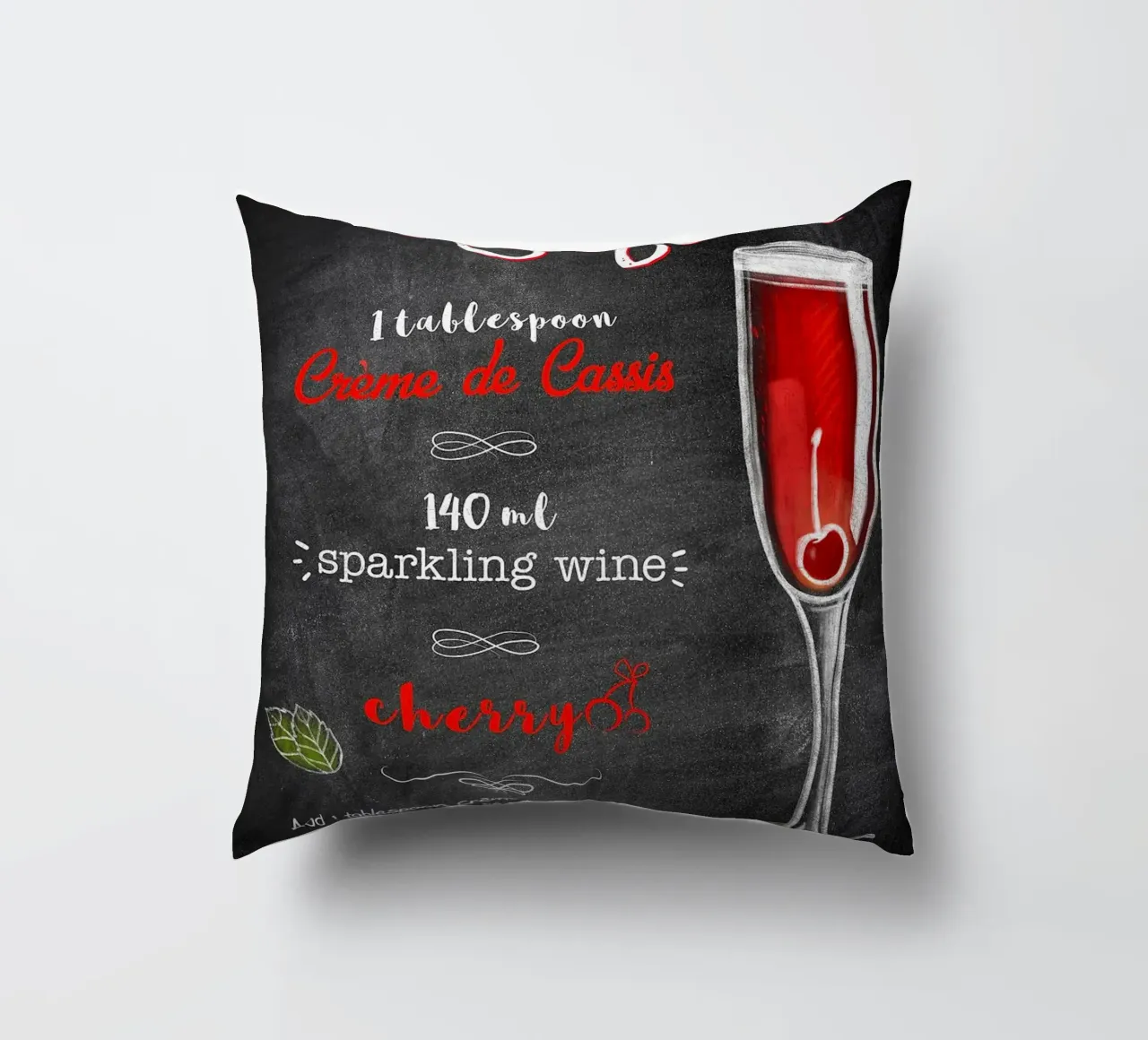Kir Royale cuscino da Patrick J Curtis