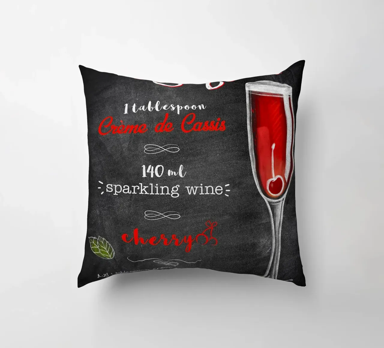 Kir Royale cuscino da Patrick J Curtis