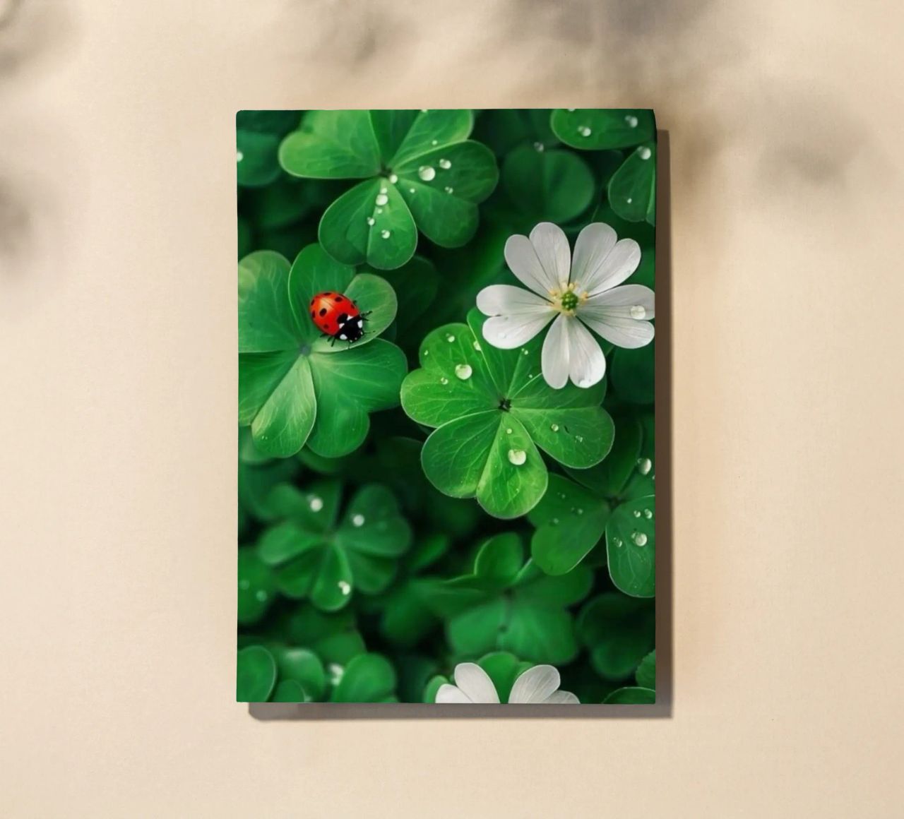 Clover & Ladybug notebook by graphic design