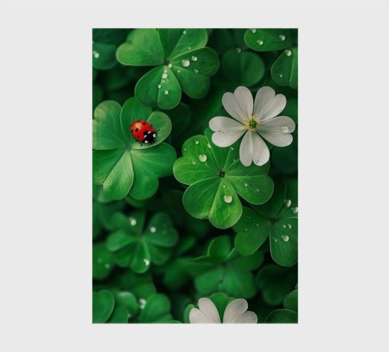 Clover & Ladybug notebook by graphic design