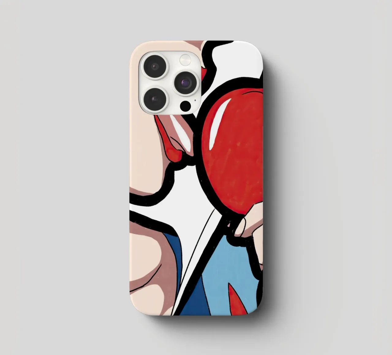 Biancaneve che lecca una mela cover iphone da lucasmeier