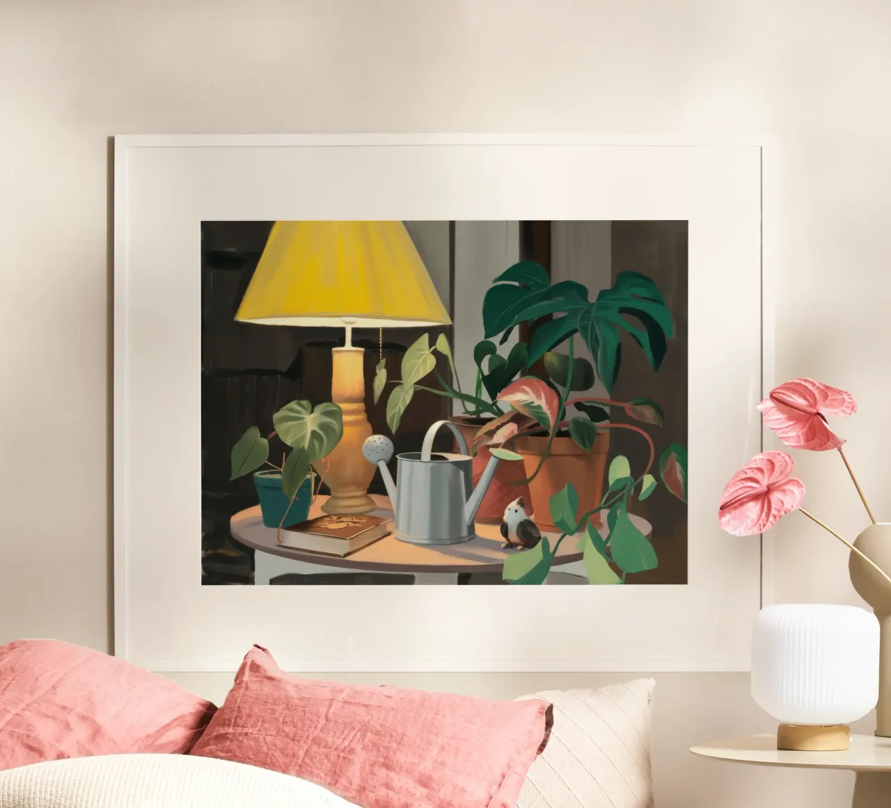 Giungla di annaffiatoi poster con telaio in plastica da Pan Denim