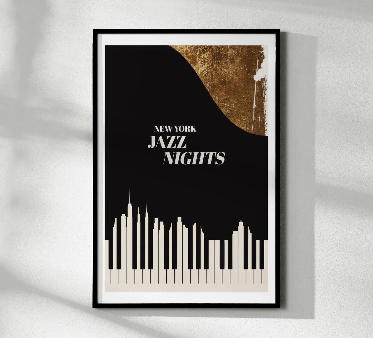 Cubistika - NY Jazz Poster von Bestposter