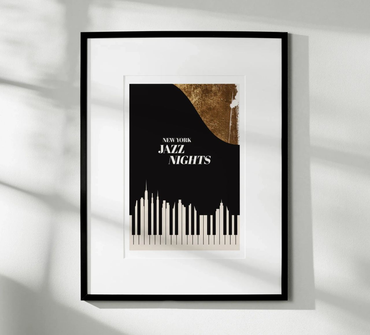 Cubistika - NY Jazz Poster von Bestposter