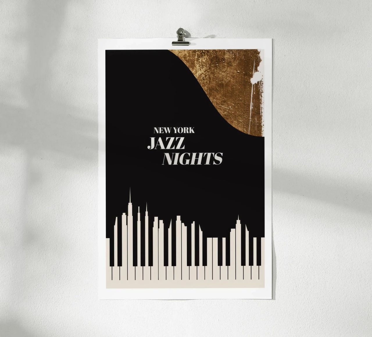 Cubistika - NY Jazz Poster von Bestposter