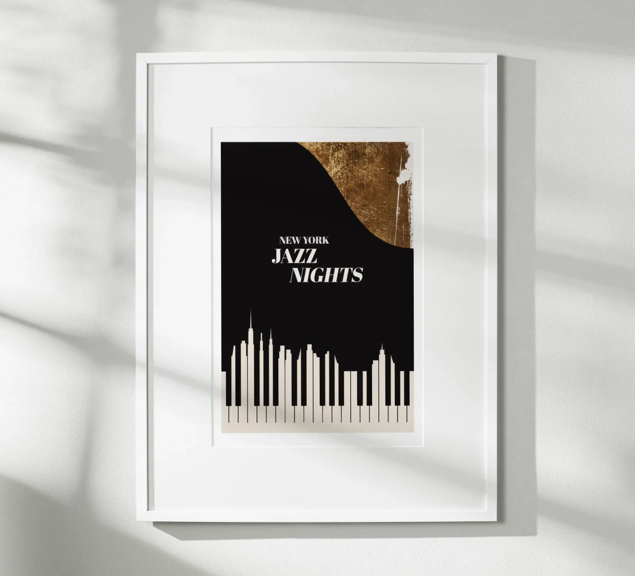 Cubistika - NY Jazz Poster von Bestposter