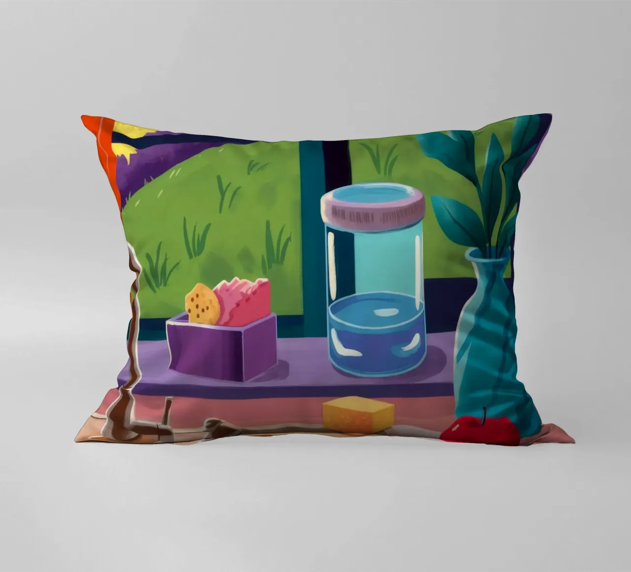 Lavello al tramonto cuscino da Pan Denim