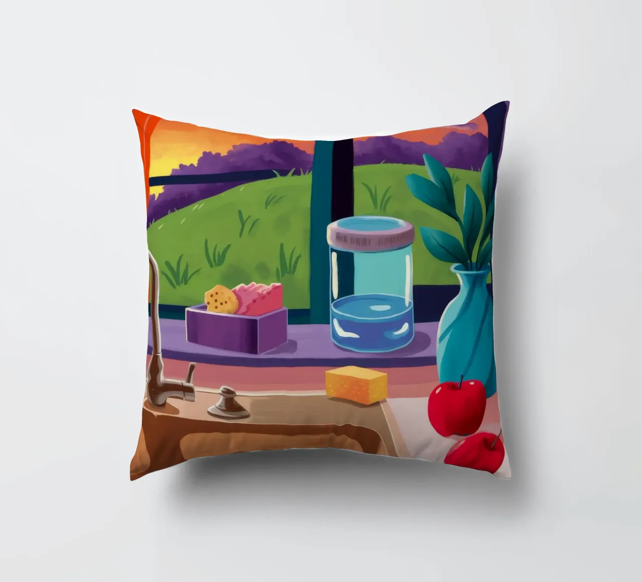 Lavello al tramonto cuscino da Pan Denim