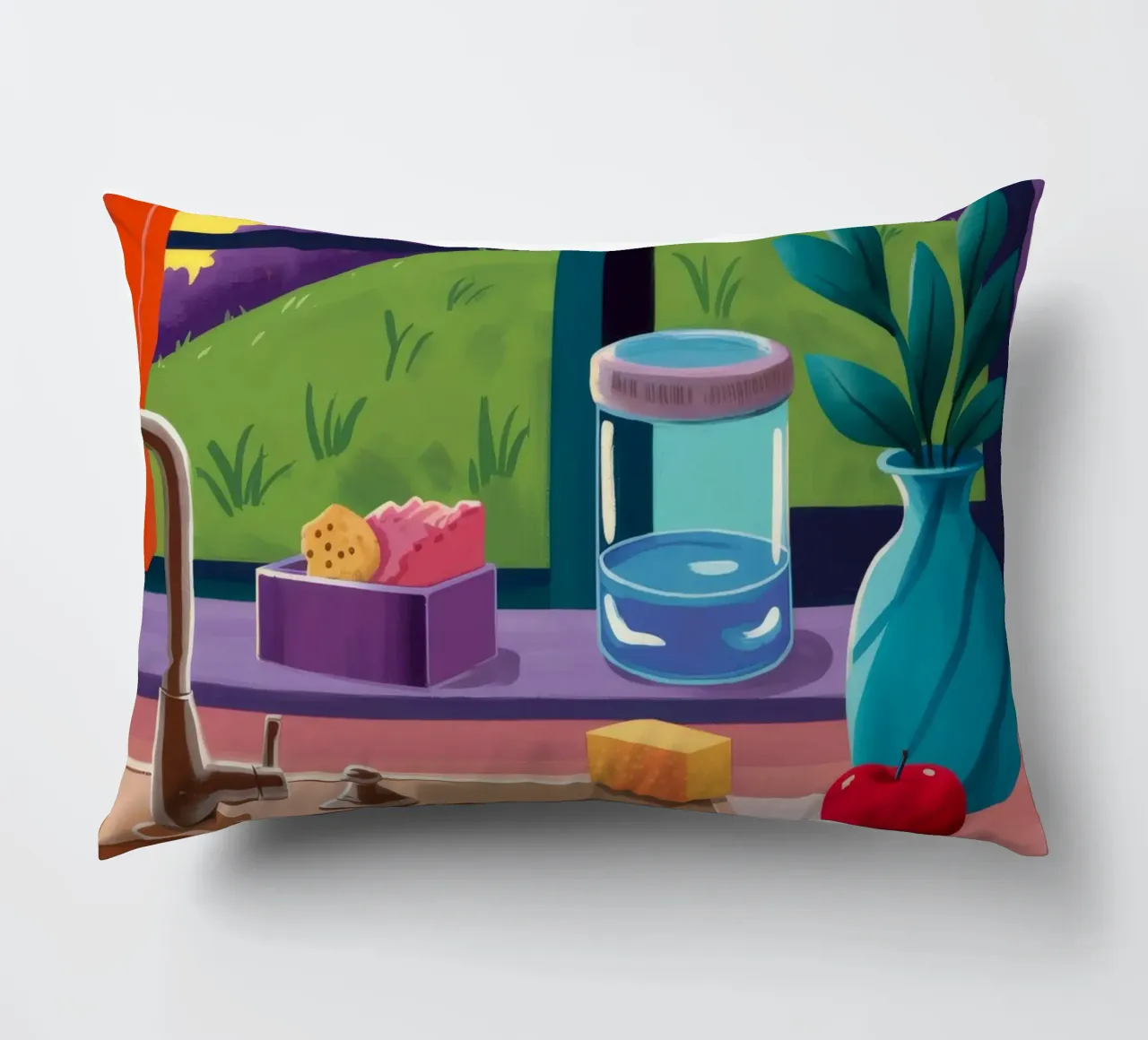 Lavello al tramonto cuscino da Pan Denim