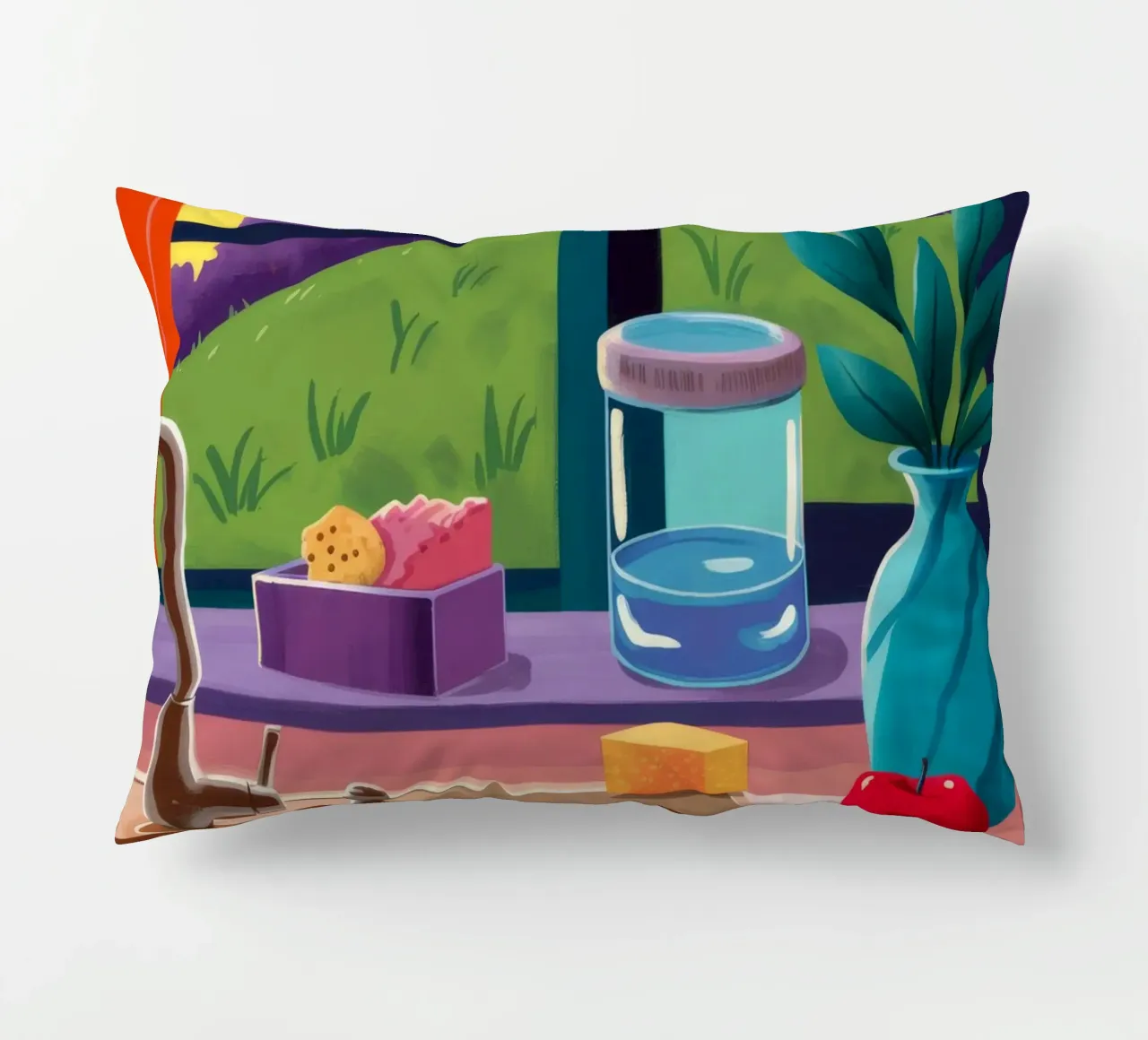Lavello al tramonto cuscino da Pan Denim