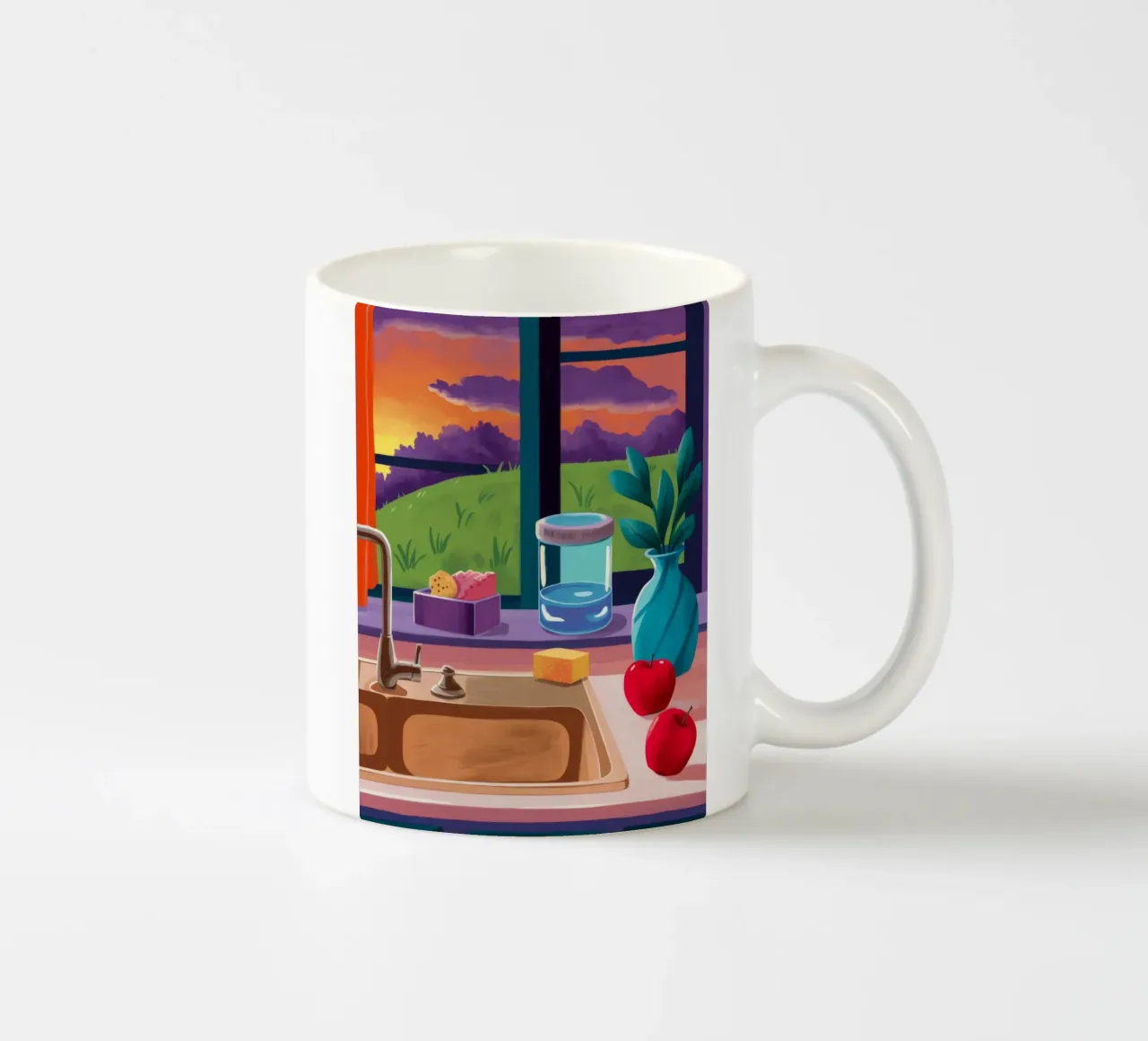 Lavello al tramonto tazza in ceramica da Pan Denim