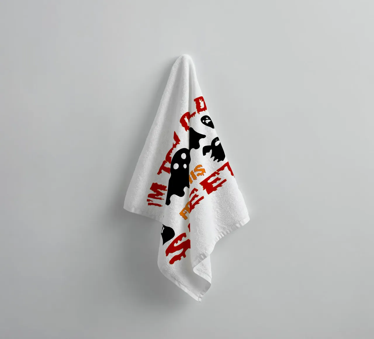 im to old for this sheet funny halloween towel by ersanim