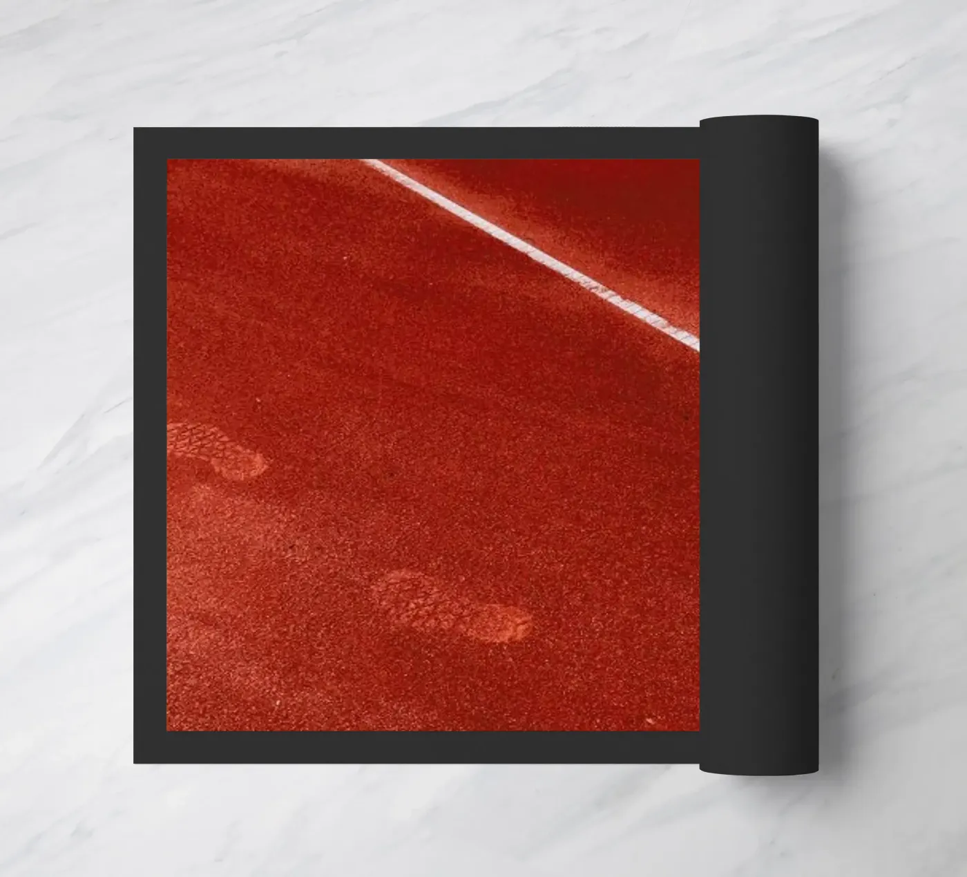 Footsteps doormat by Sebastian Hilgetag