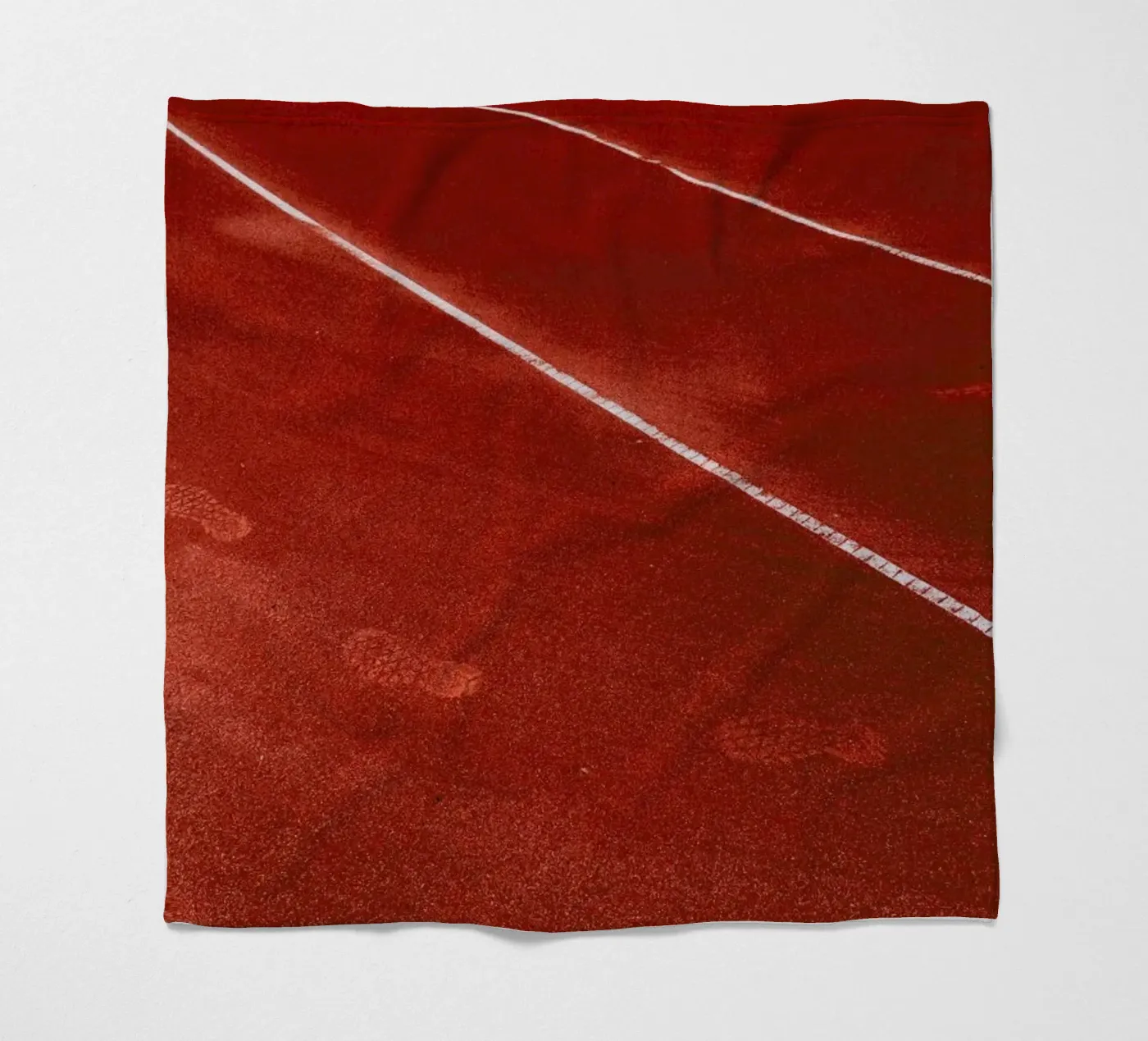 Footsteps fleecedeken van Sebastian Hilgetag