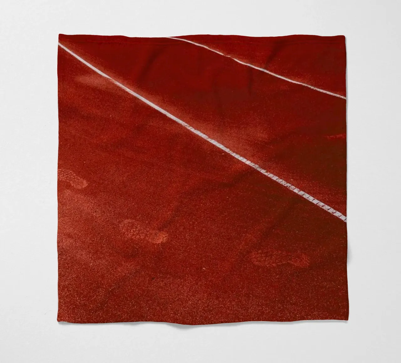 Footsteps fleecedeken van Sebastian Hilgetag