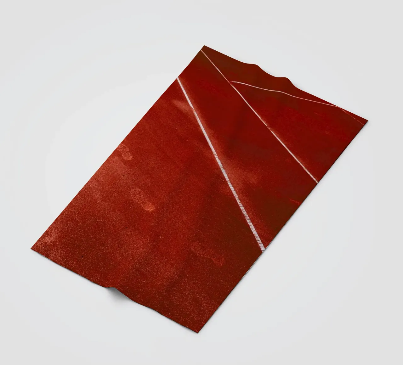 Footsteps fleecedeken van Sebastian Hilgetag