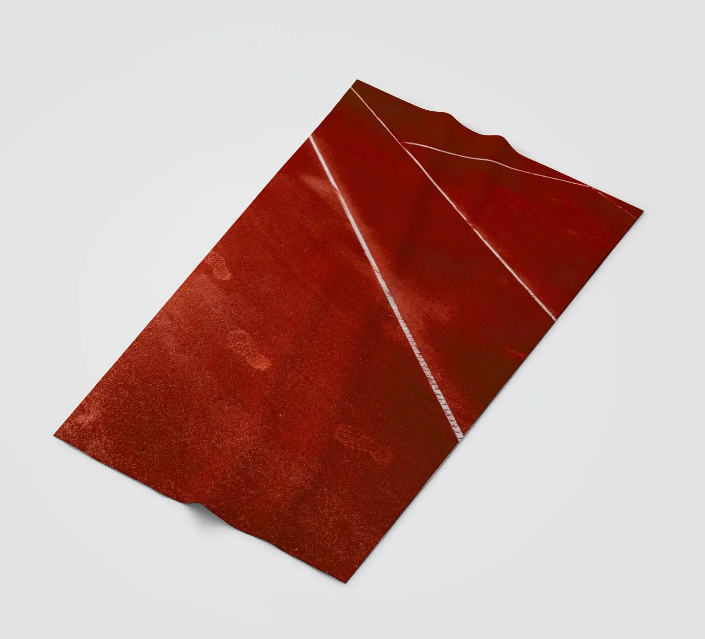 Footsteps fleecedeken van Sebastian Hilgetag