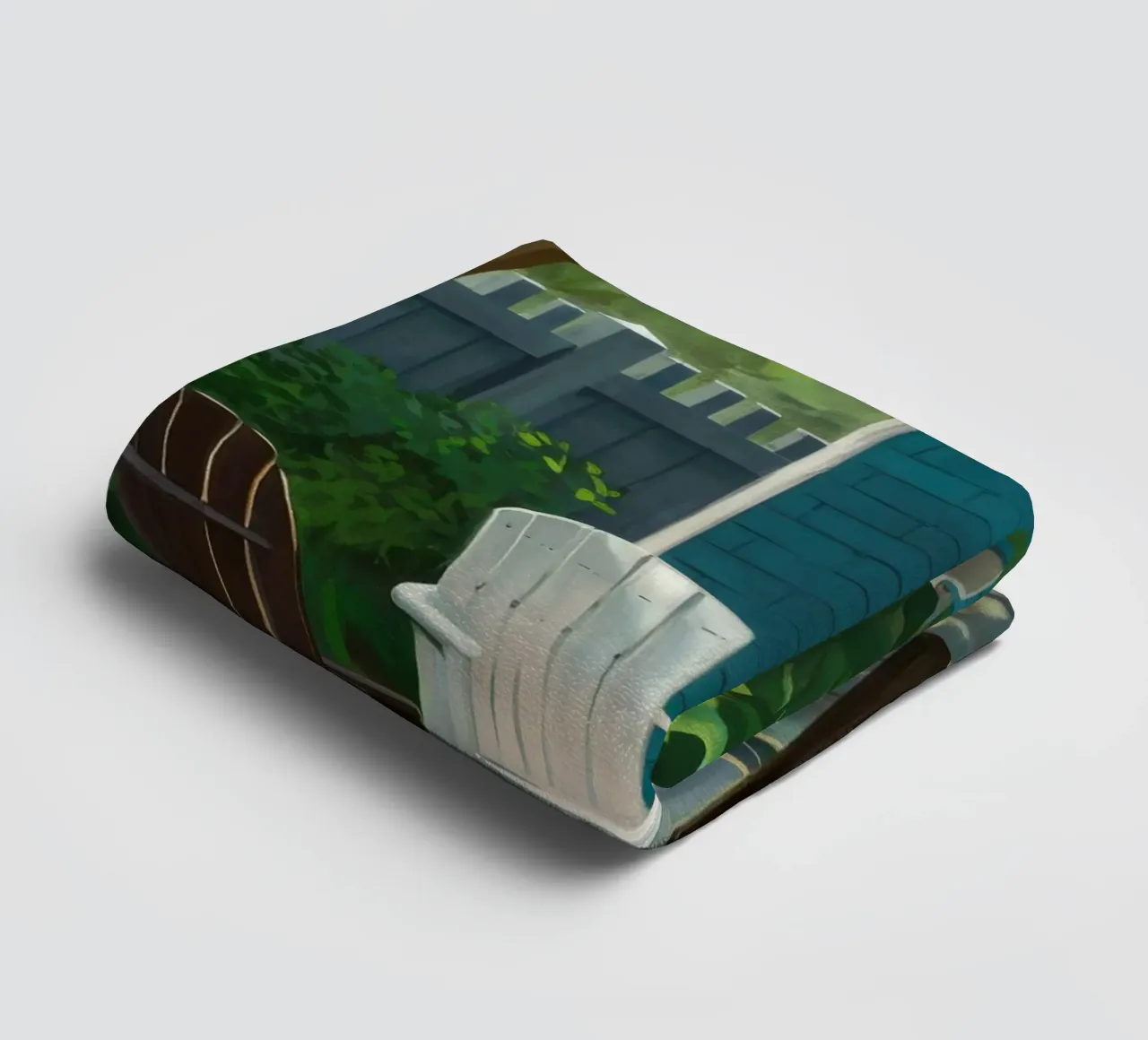 Adirondack Stoel Schaduwen badhanddoek van Pan Denim