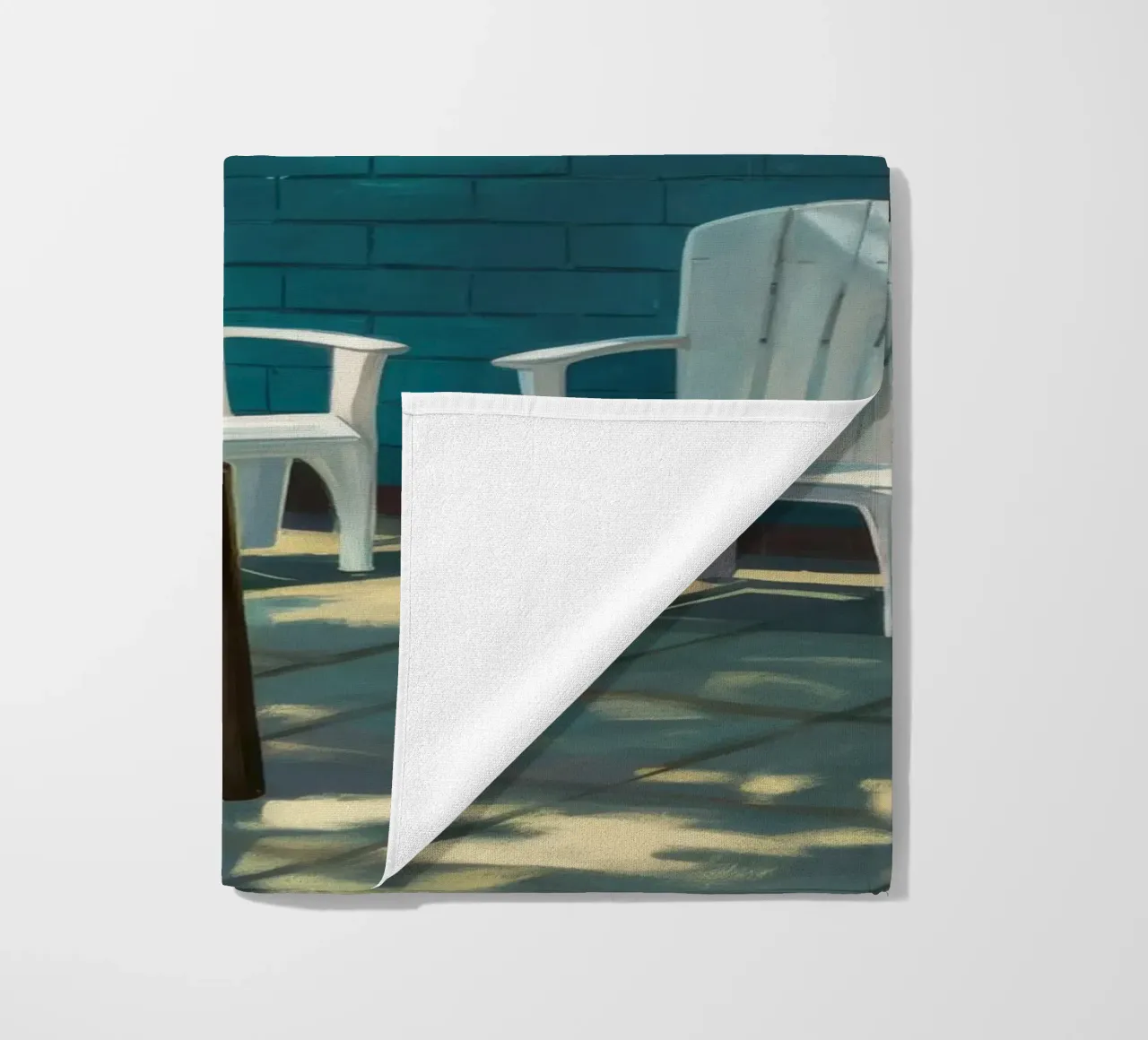 Adirondack Stoel Schaduwen strandhanddoek van Pan Denim