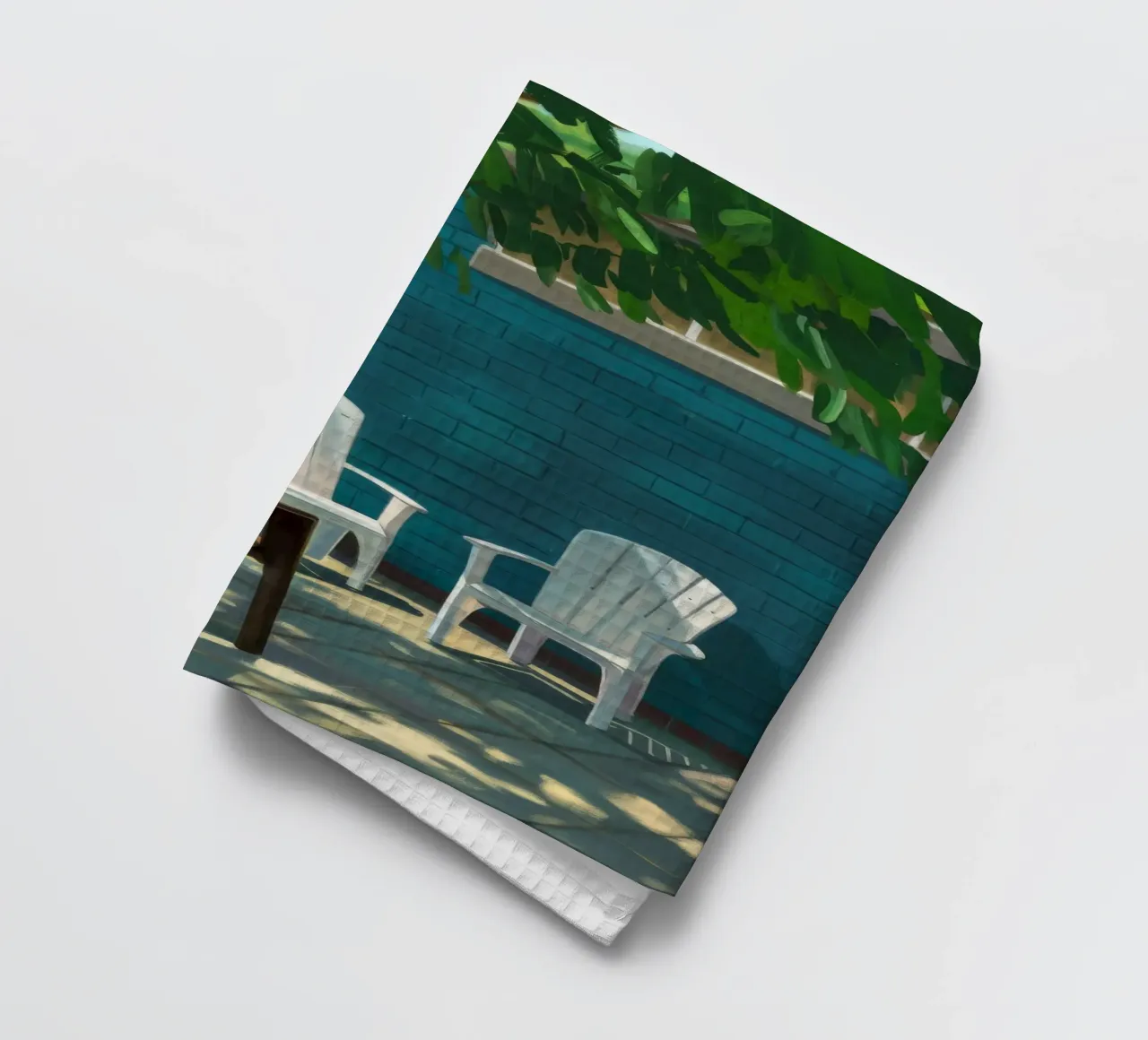 Adirondack Stoel Schaduwen theedoek van Pan Denim