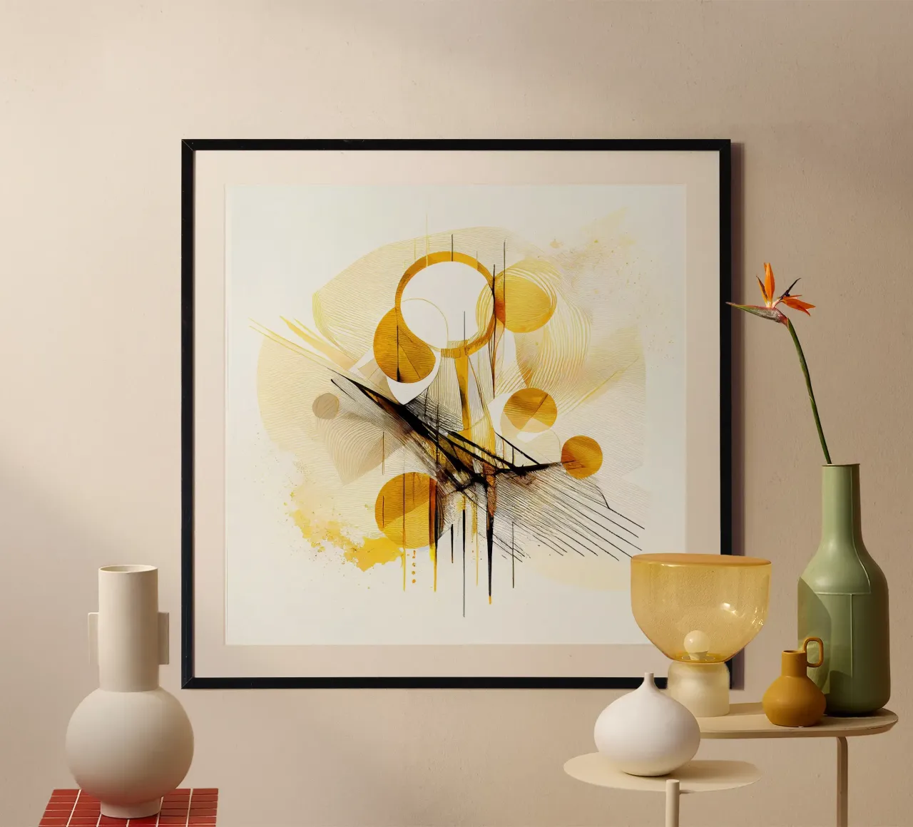 Arte da parete di Imagine poster con telaio in legno da Imagine