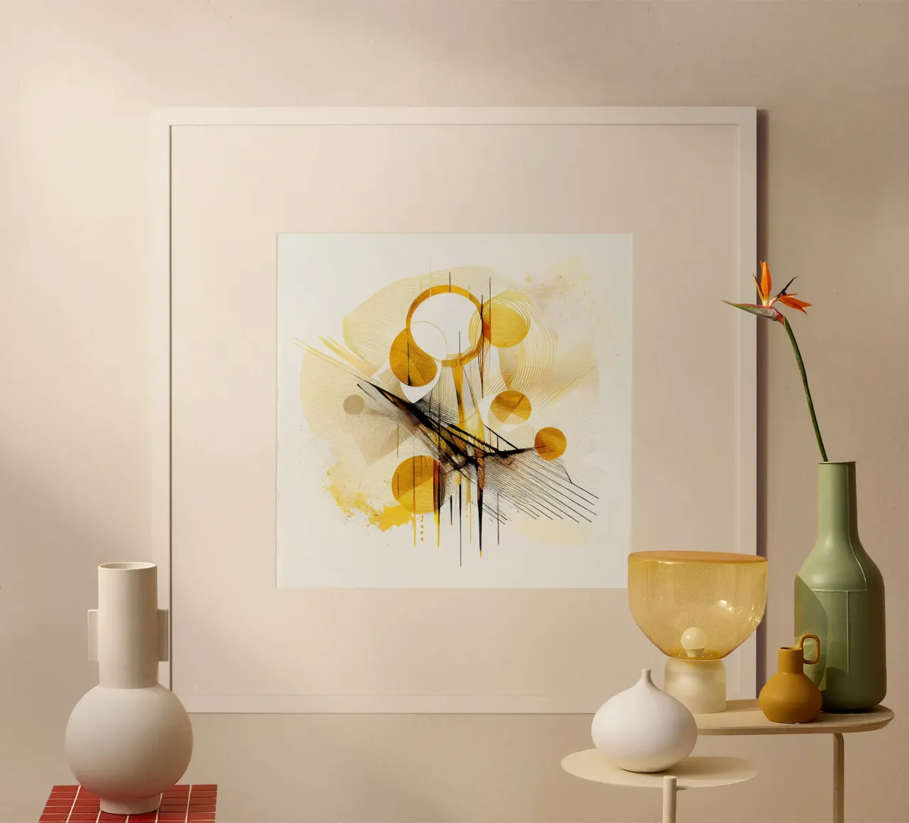 Arte da parete di Imagine poster con telaio in legno da Imagine