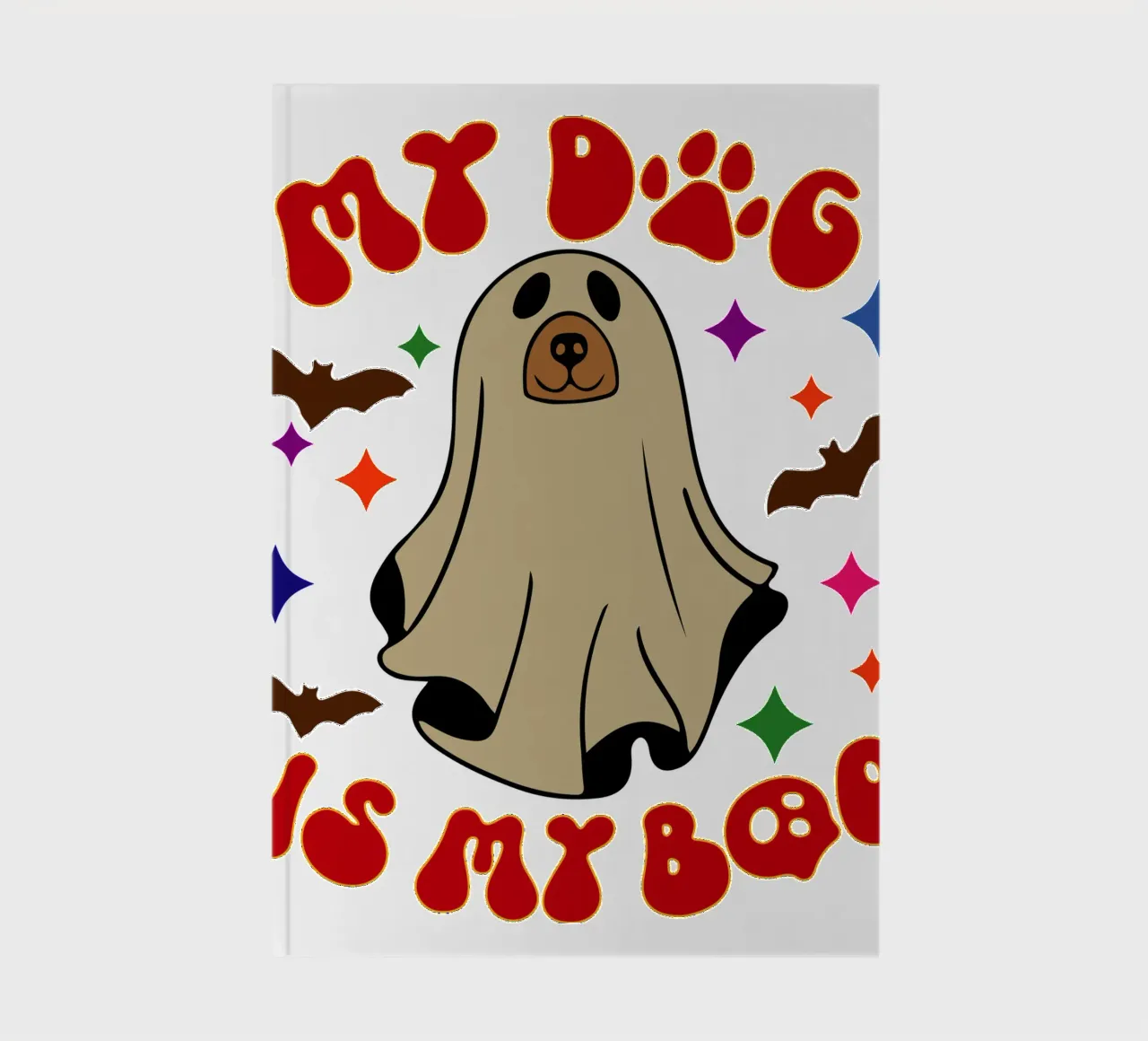 mein hund ist mein boo lustig halloween Notizbuch von ersanim