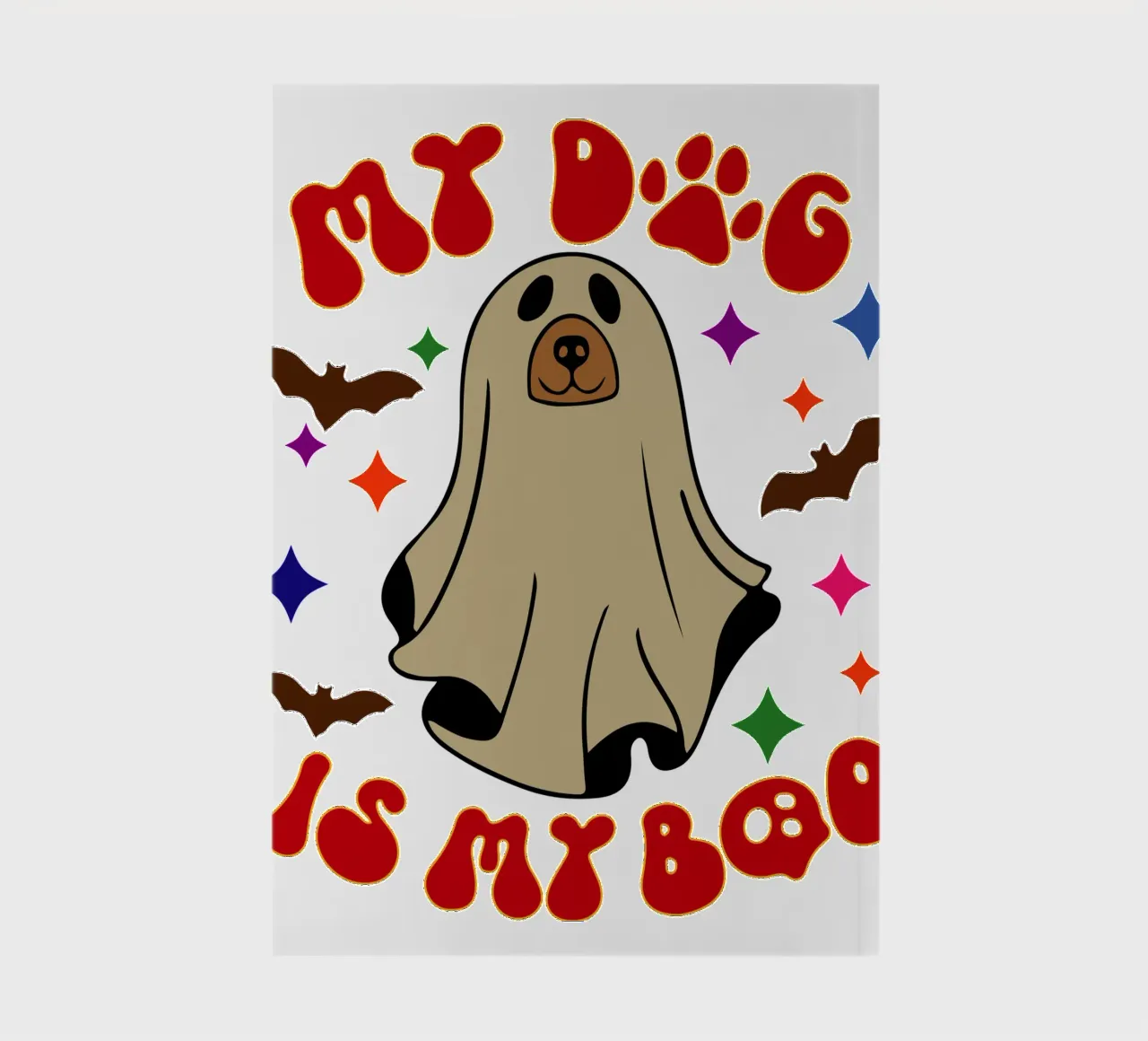 mein hund ist mein boo lustig halloween Notizbuch von ersanim