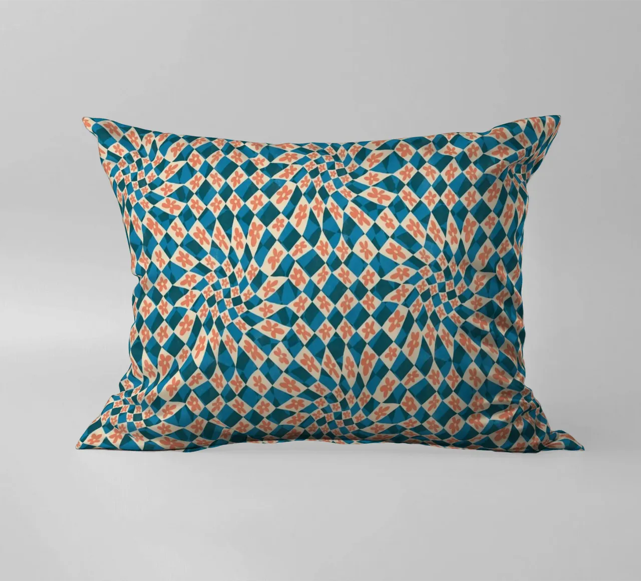 Cyano Pattern No 20 cuscino da treechild