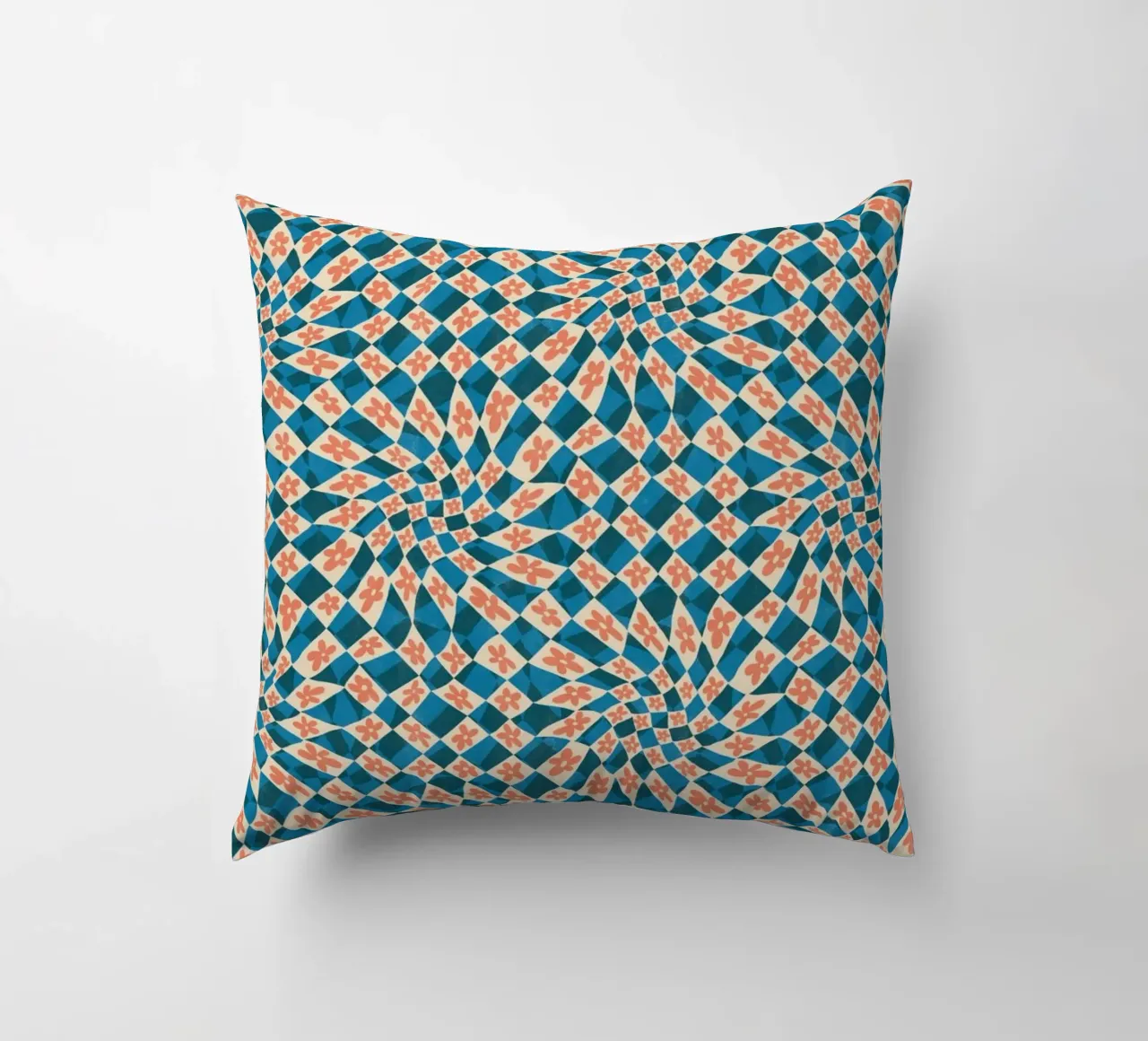 Cyano Pattern No 20 cuscino da treechild