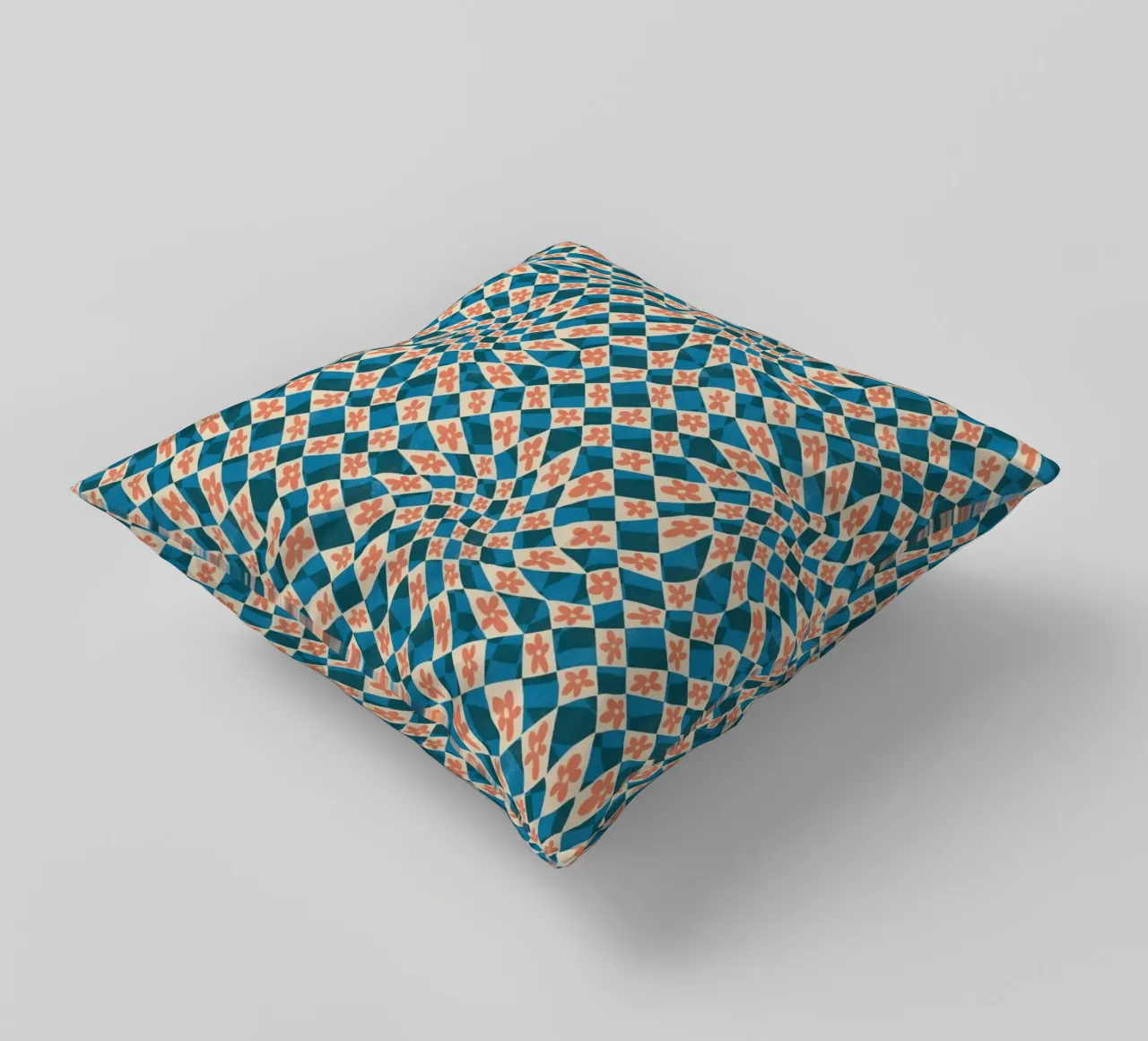 Cyano Pattern No 20 cuscino da treechild