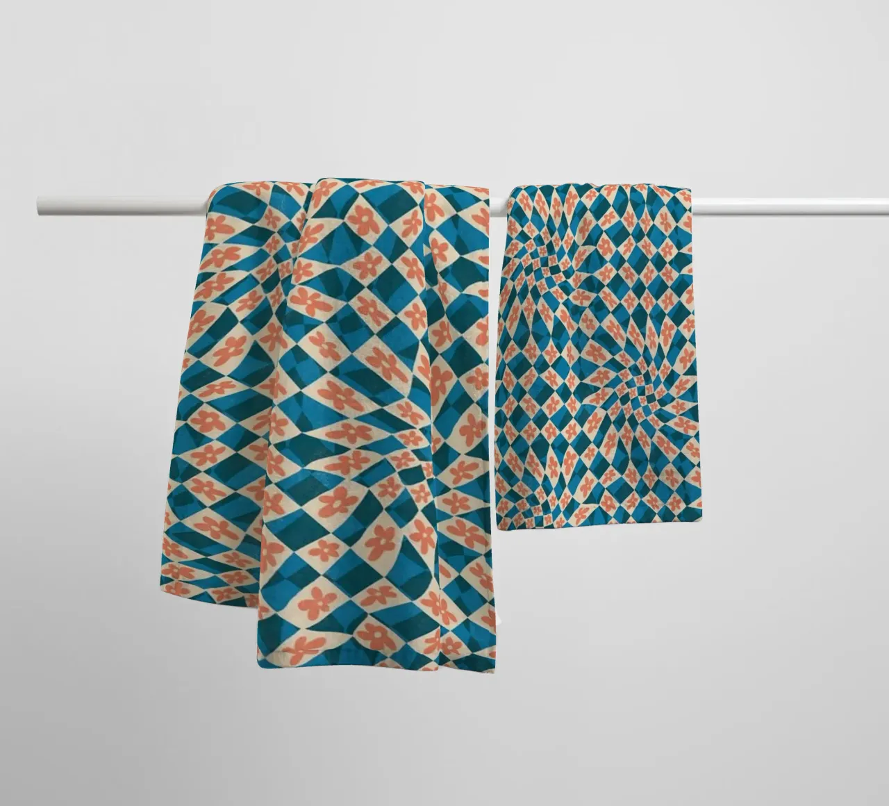 Cyano Pattern No 20 asciugamano da bagno da treechild