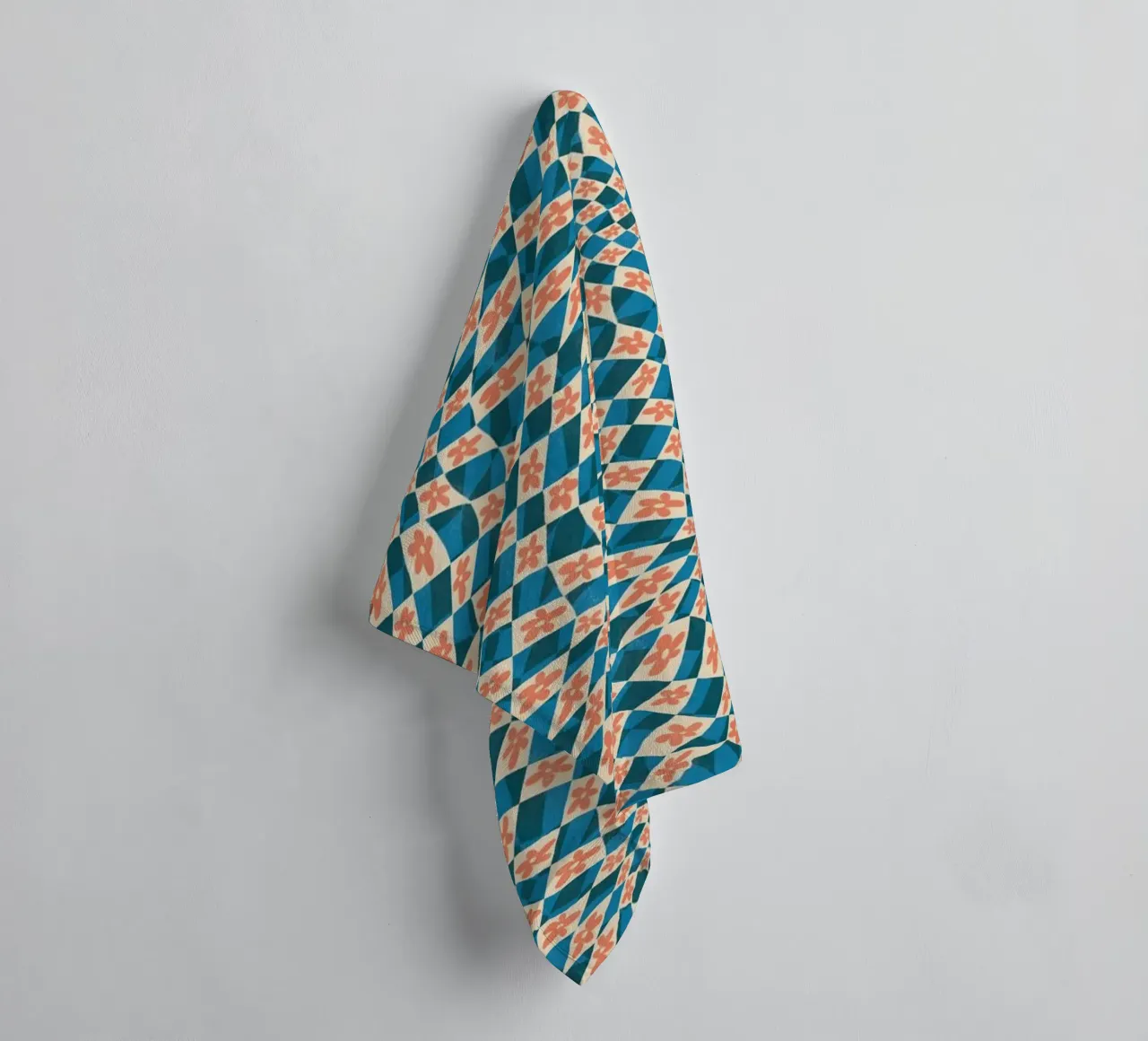 Cyano Pattern No 20 asciugamano da bagno da treechild