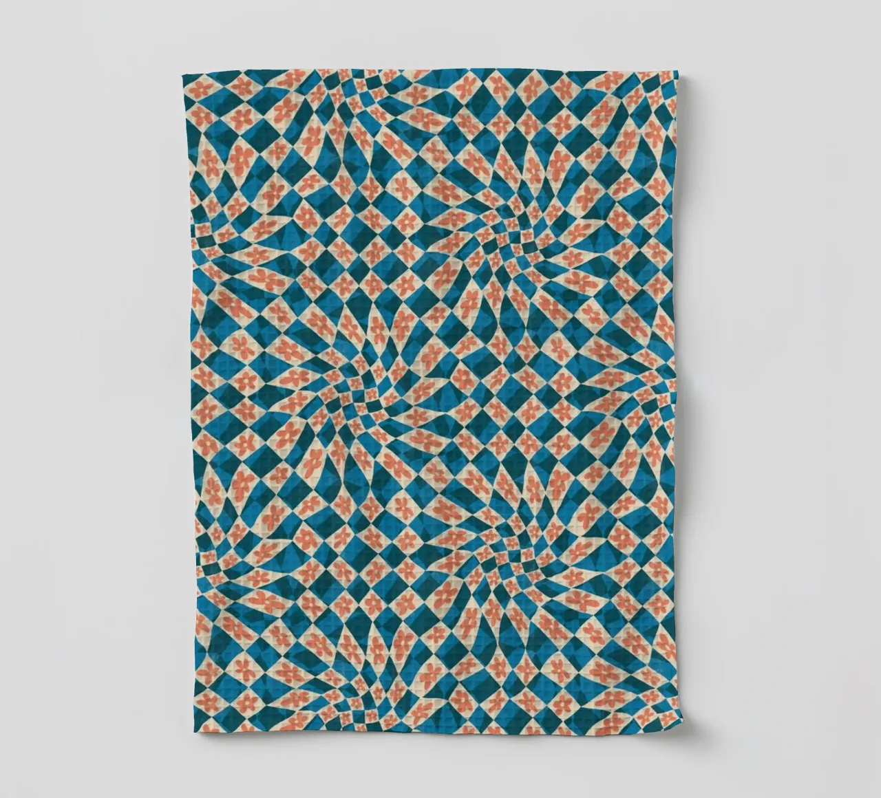 Cyano Pattern No 20 canovaccio da cucina da treechild