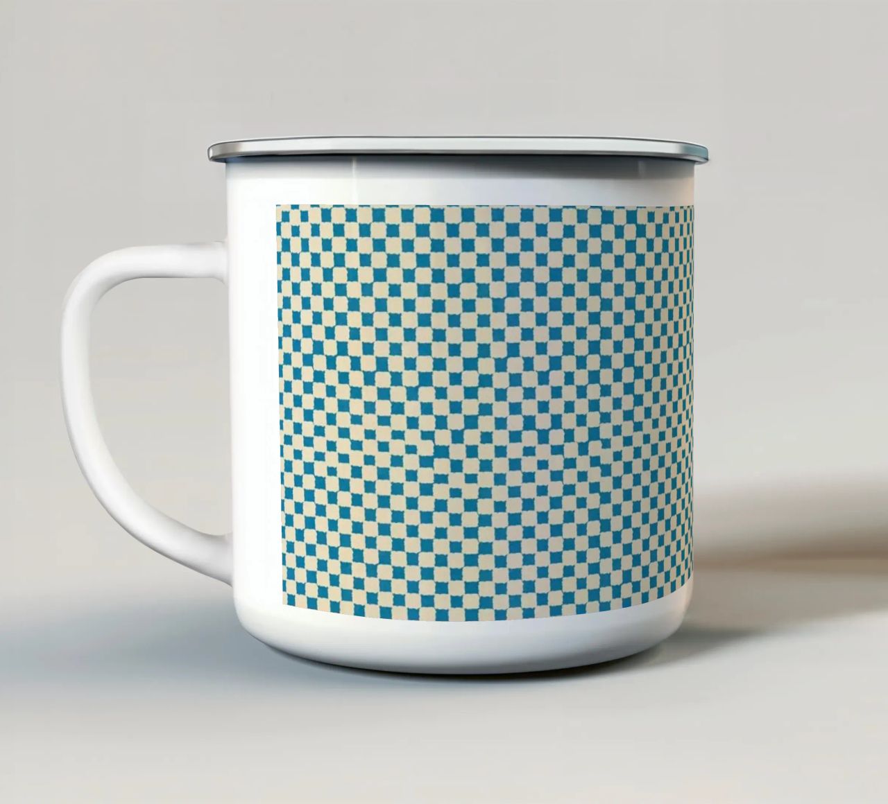 Cyano Pattern No 21 tazza in smalto da treechild