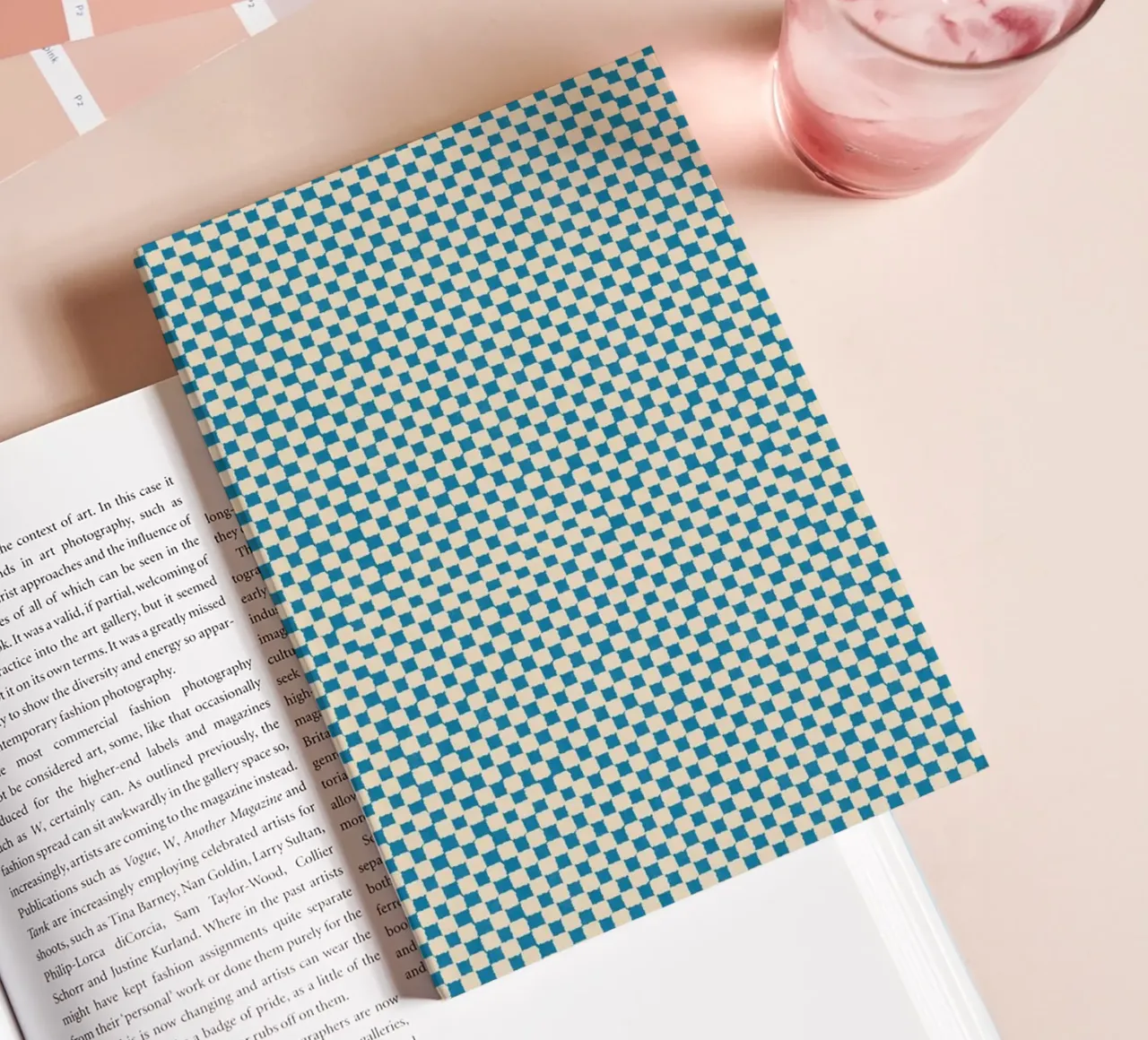 Cyano Pattern No 21 notebook by treechild
