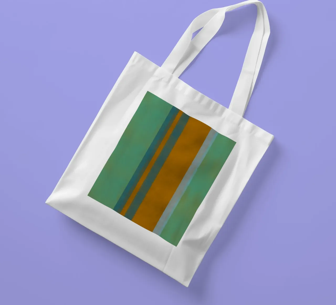 Colore verticale minimo 03 borsa in juta da Little Dean