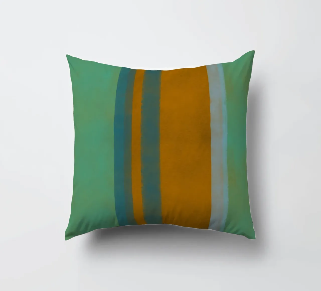 Minimal vertical color 03 decorative cushion by Little Dean