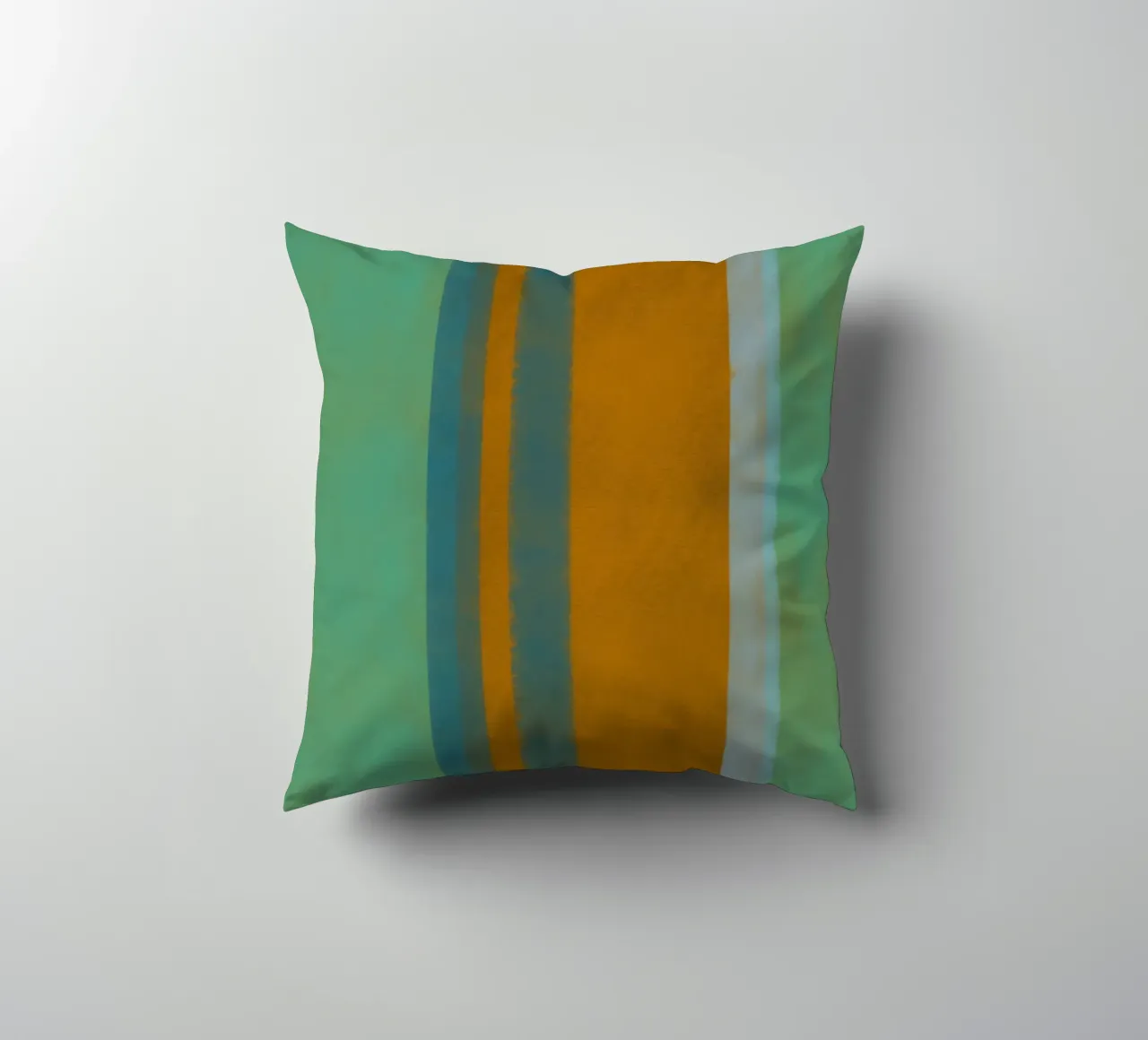 Minimal vertical color 03 decorative cushion by Little Dean