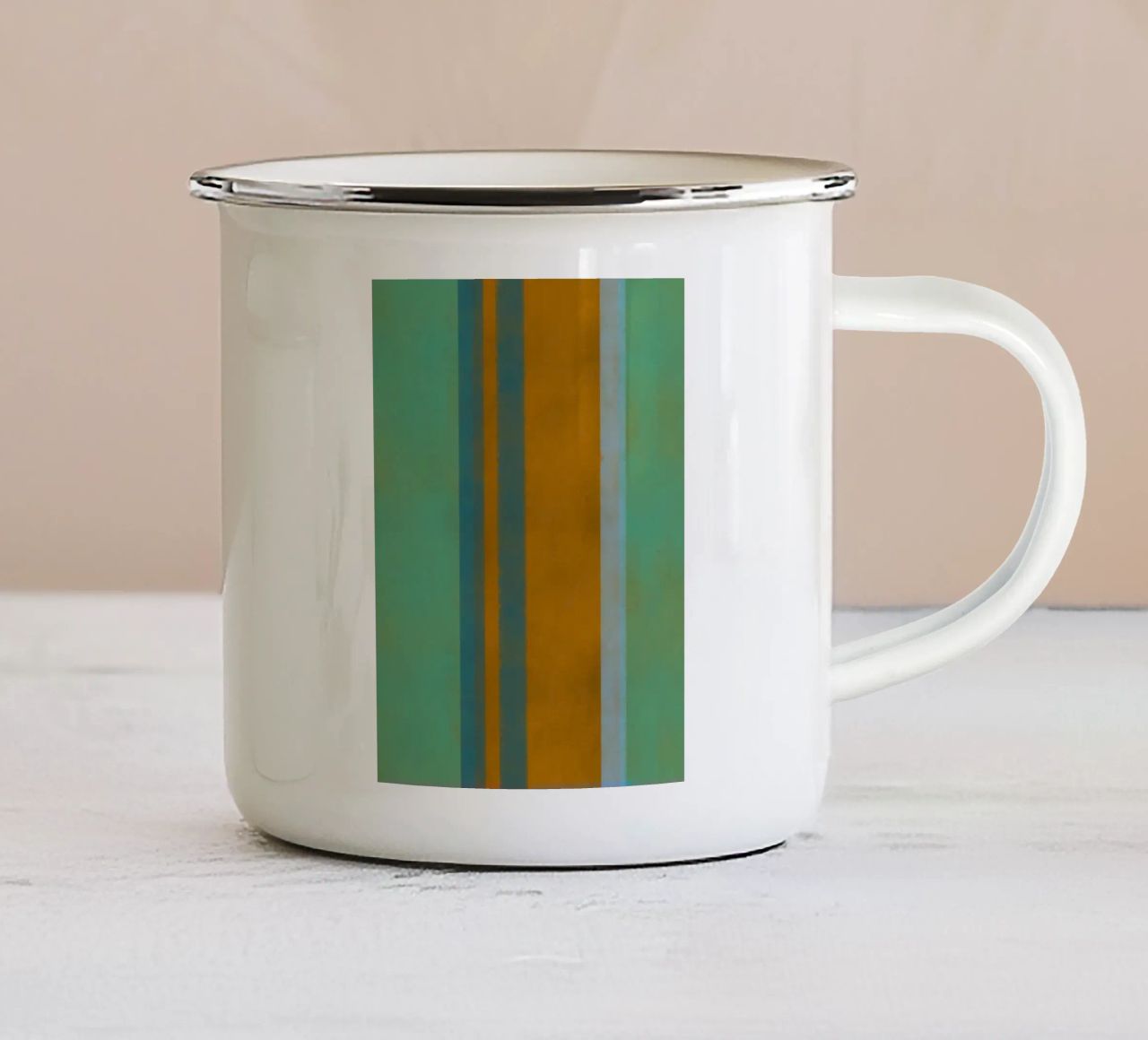Colore verticale minimo 03 tazza in smalto da Little Dean