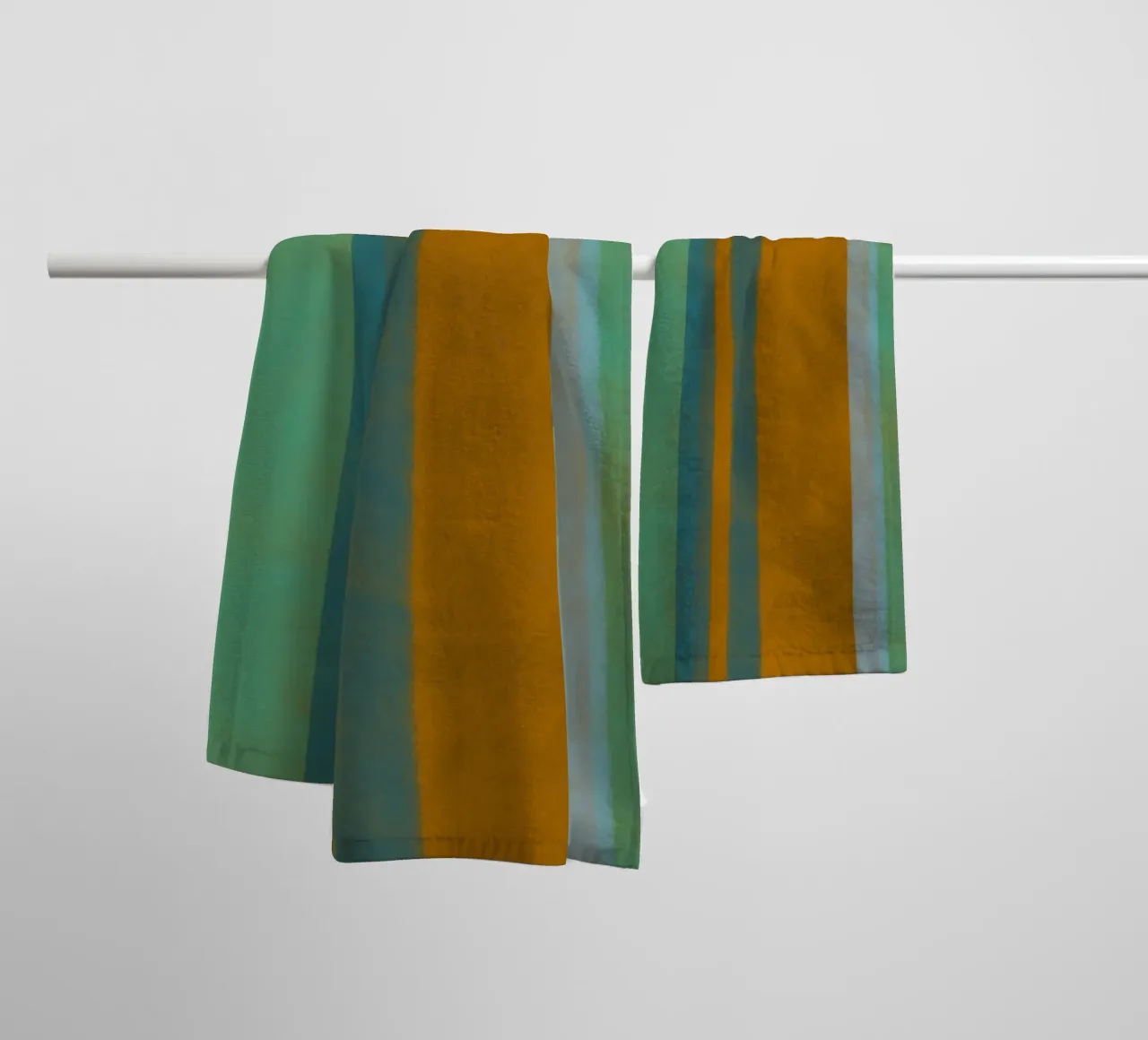 Minimal vertical color 03 towel by Little Dean